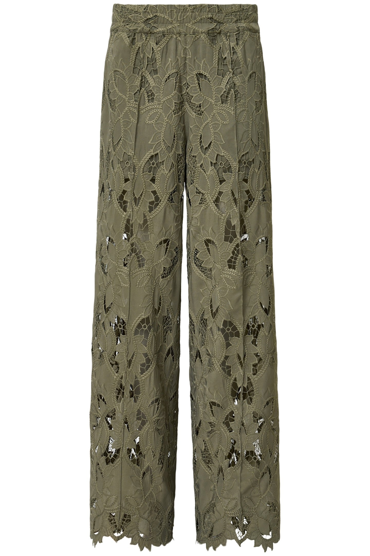 CHARLI EMB TROUSER MERMAID GREEN 5