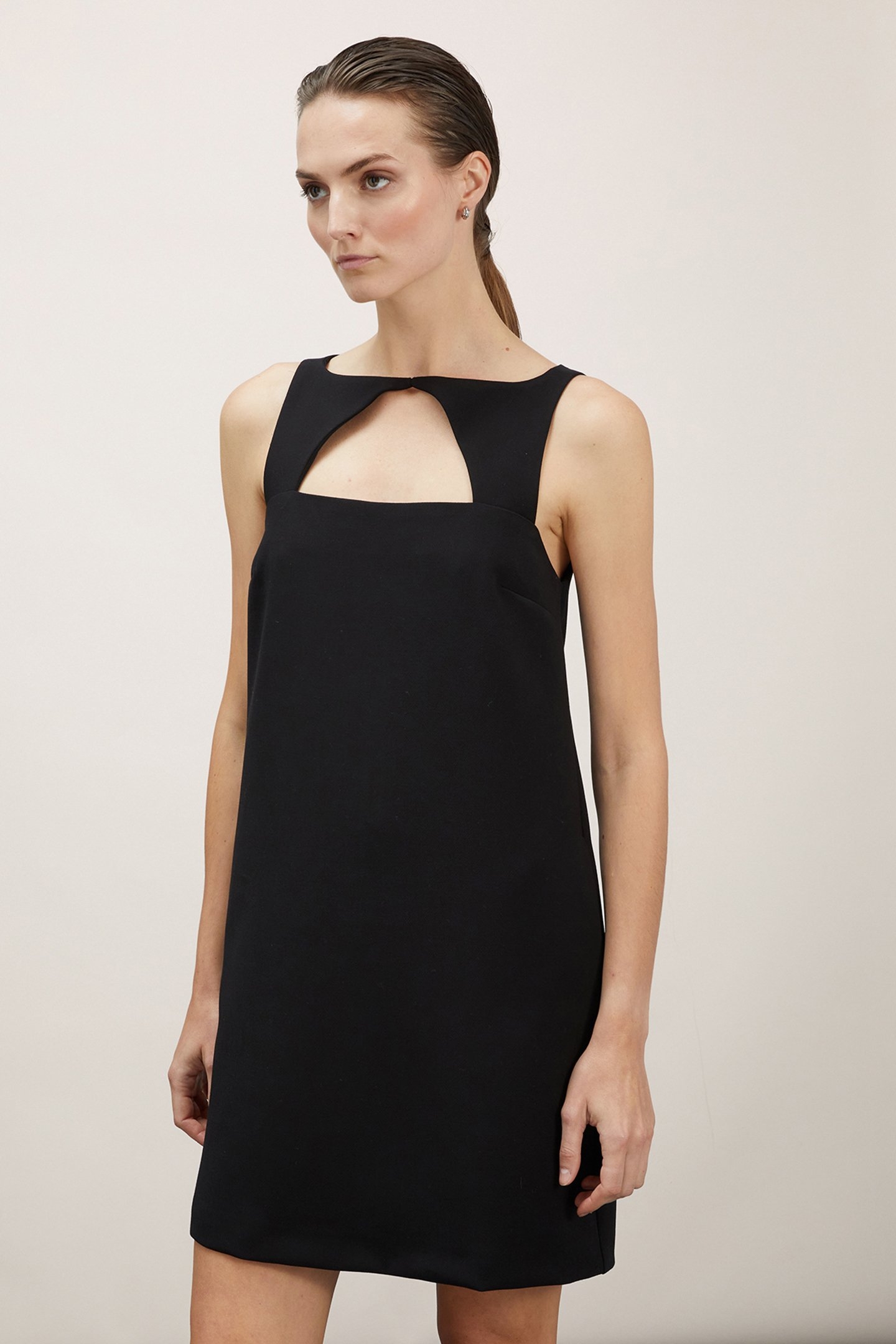 MINIDRESS WITH CUT-OUT BLACK 1