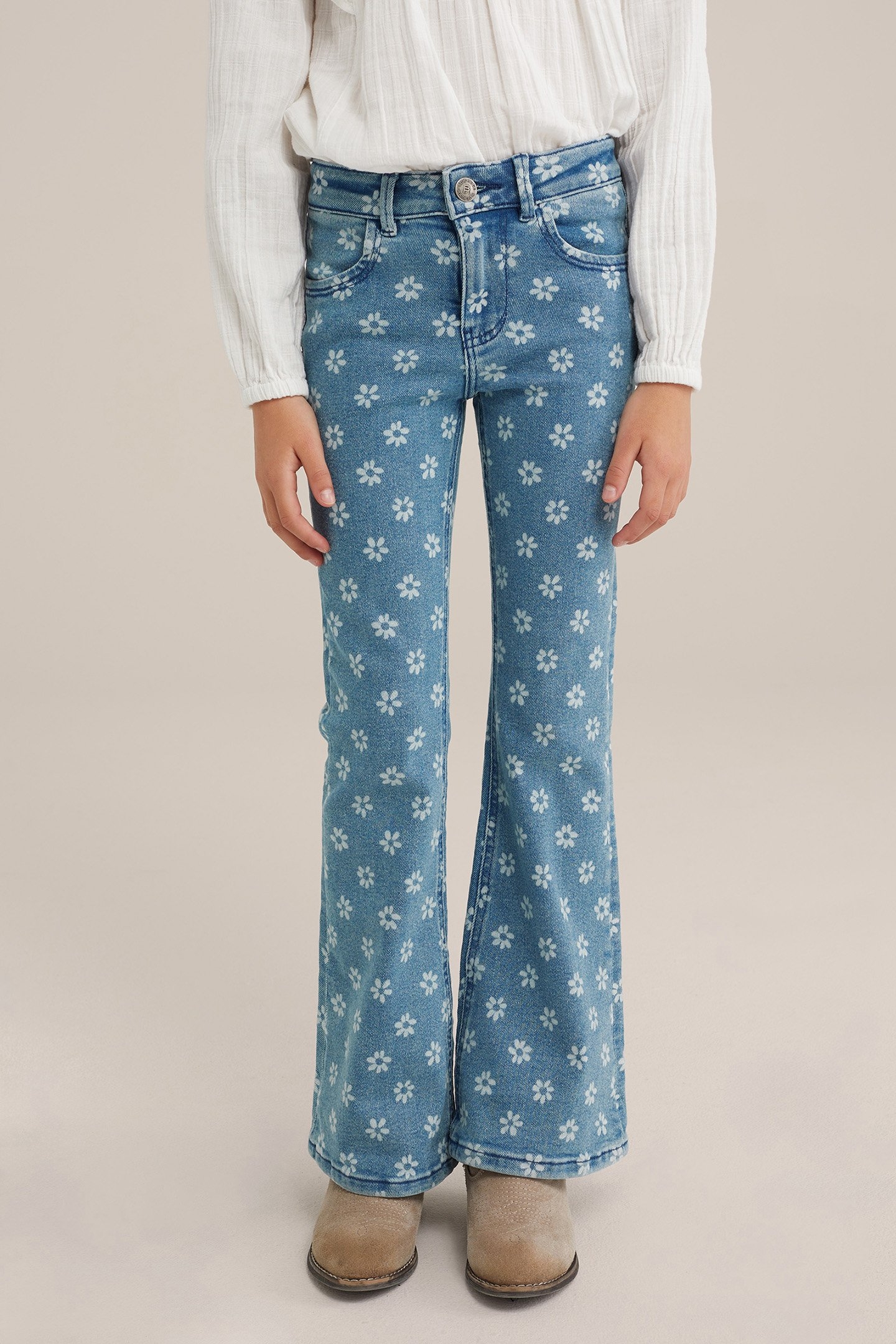 5-POCKET MID WAIST LIGHT BLUE 1