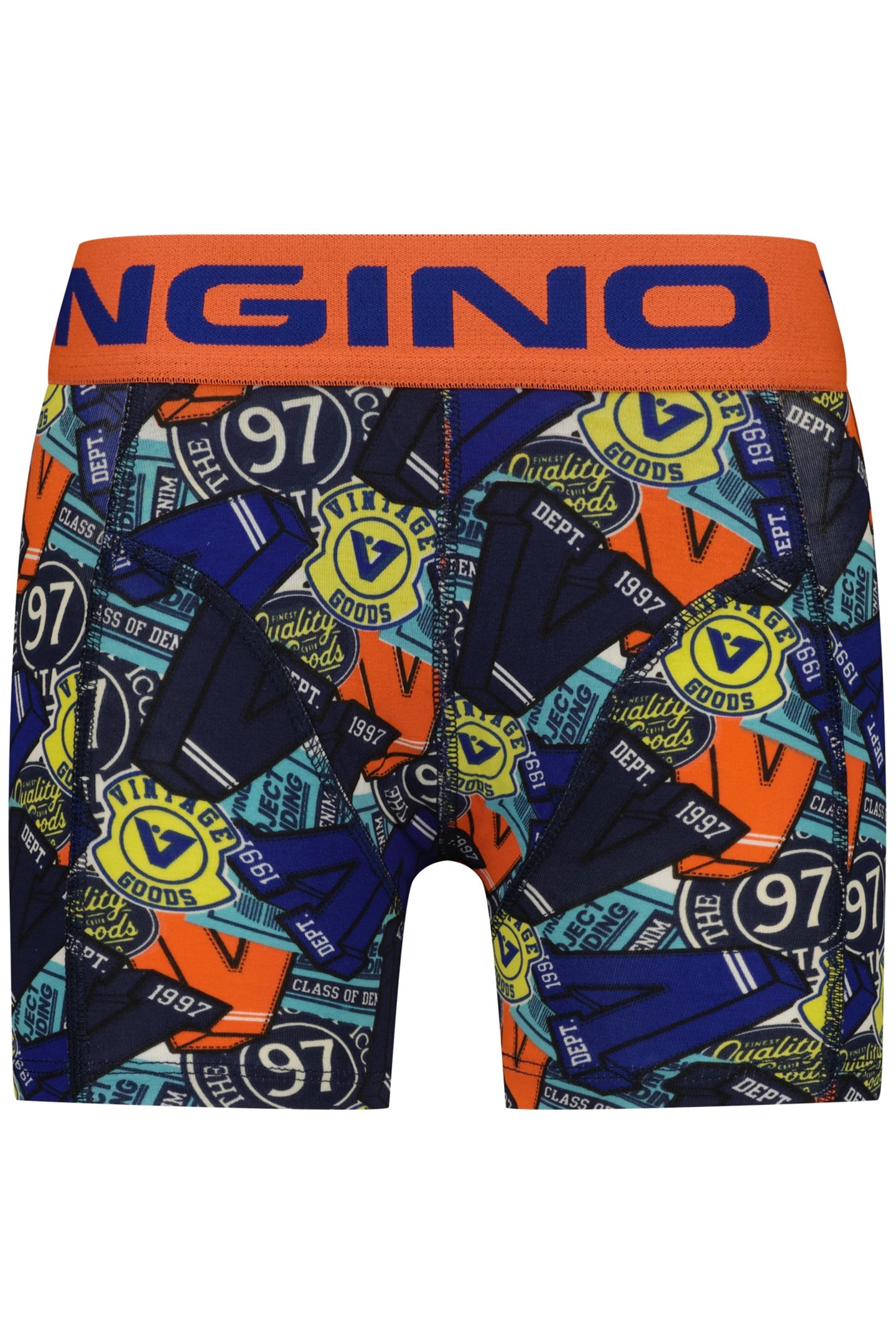 BOYS WO25 BADGE 3-PACK UNDERWEAR & SLEEPWEAR NASTURTIUM 7