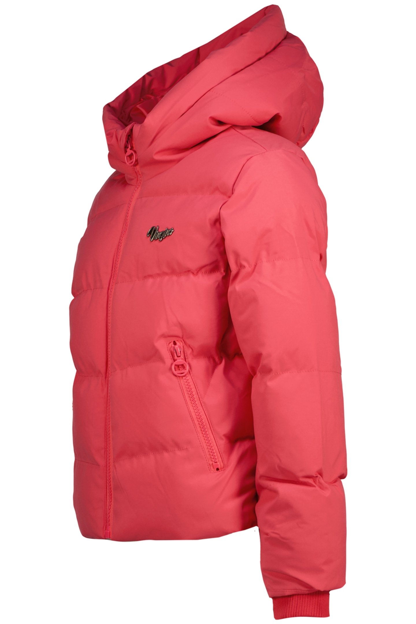 GIRLS TEZIA JACKET DEEP CORAL 3