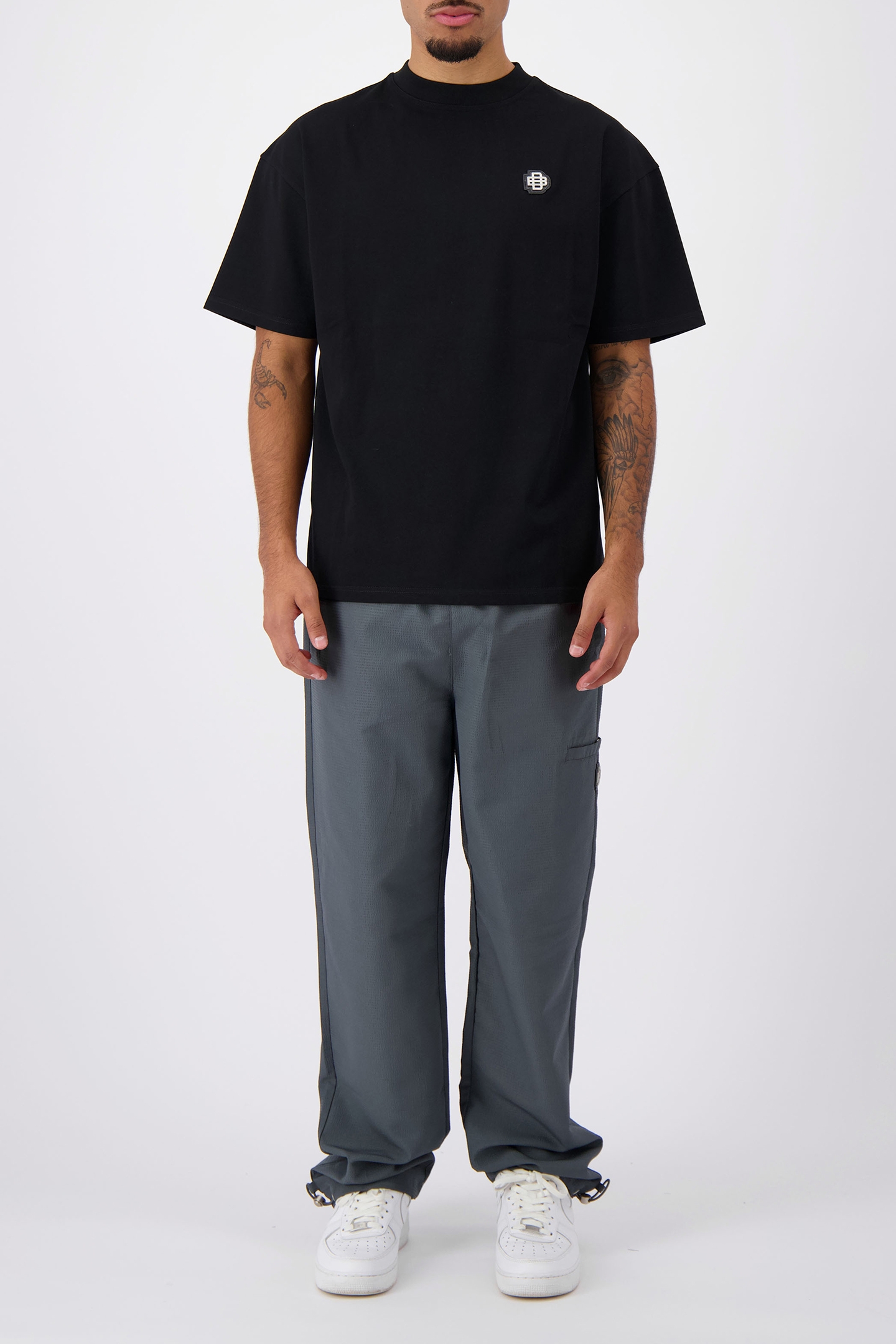 MONOGRAM T-SHIRT BLACK 1