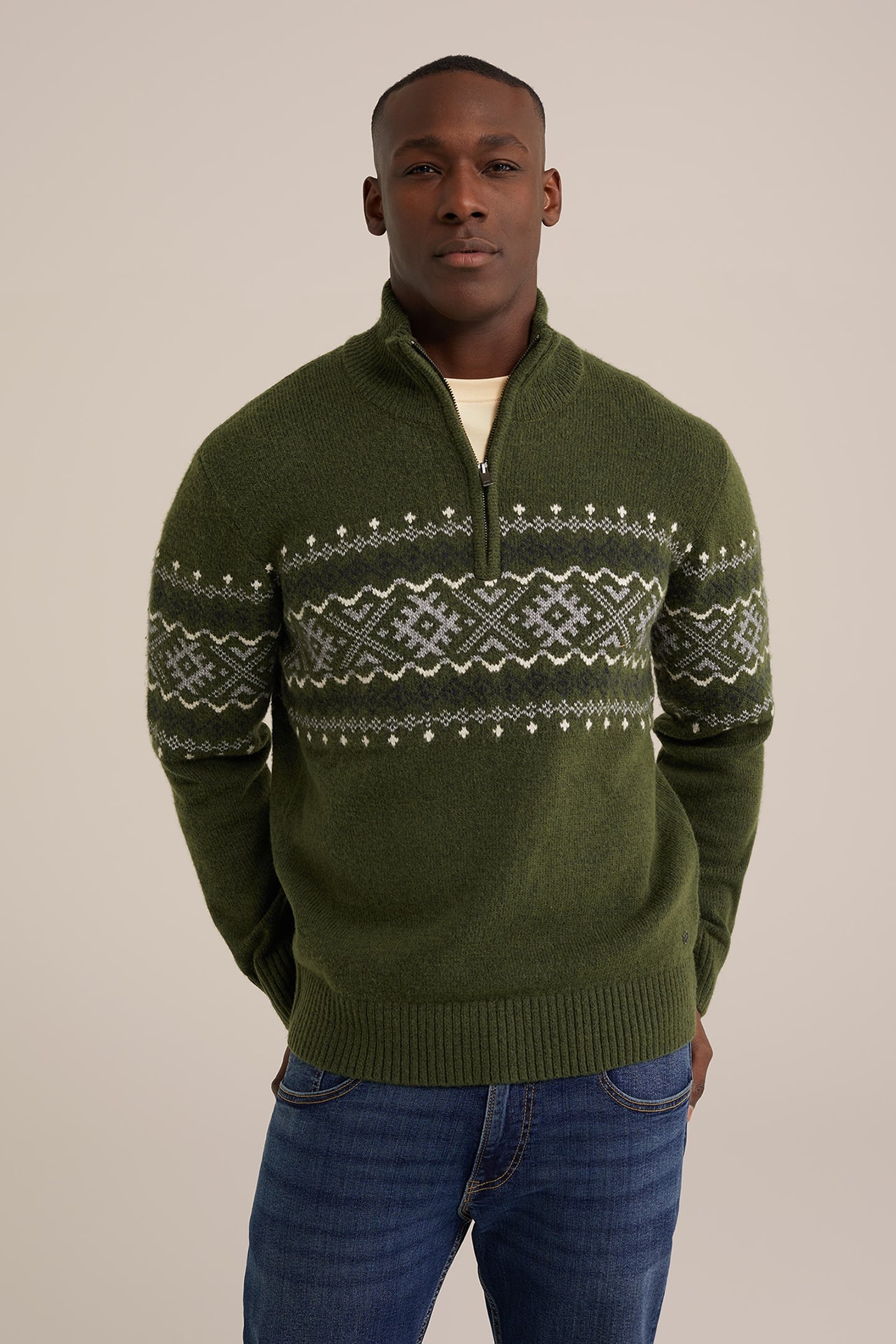 PULLOVER DARK GREEN 1