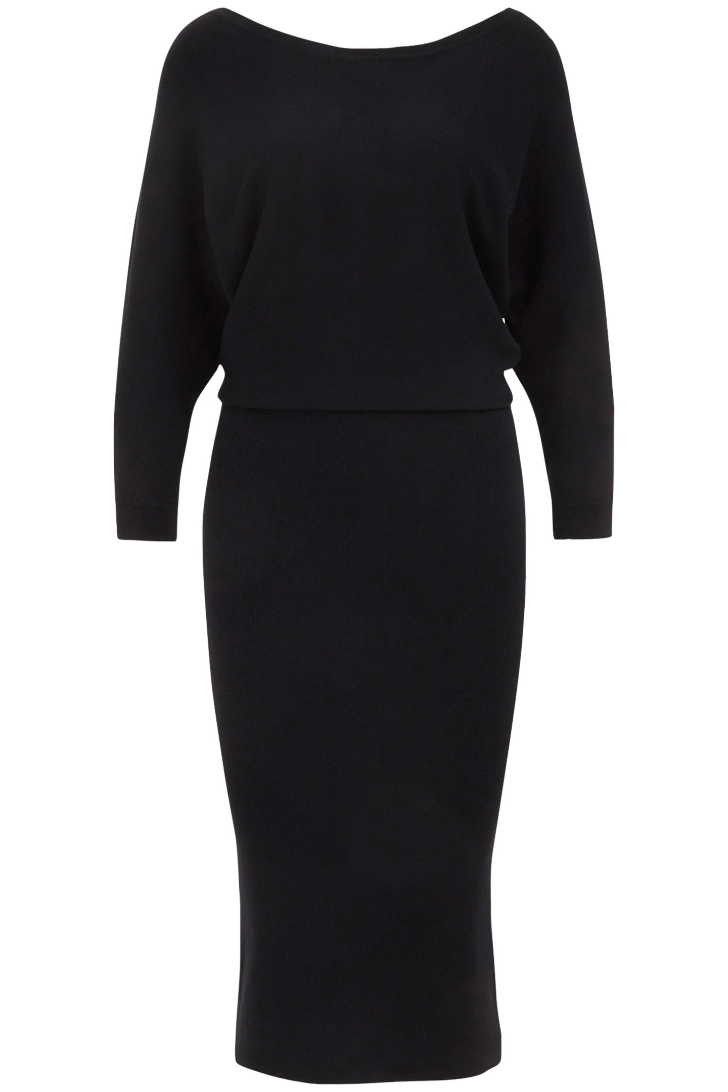 DRESS MID LENGTH BLACK 3