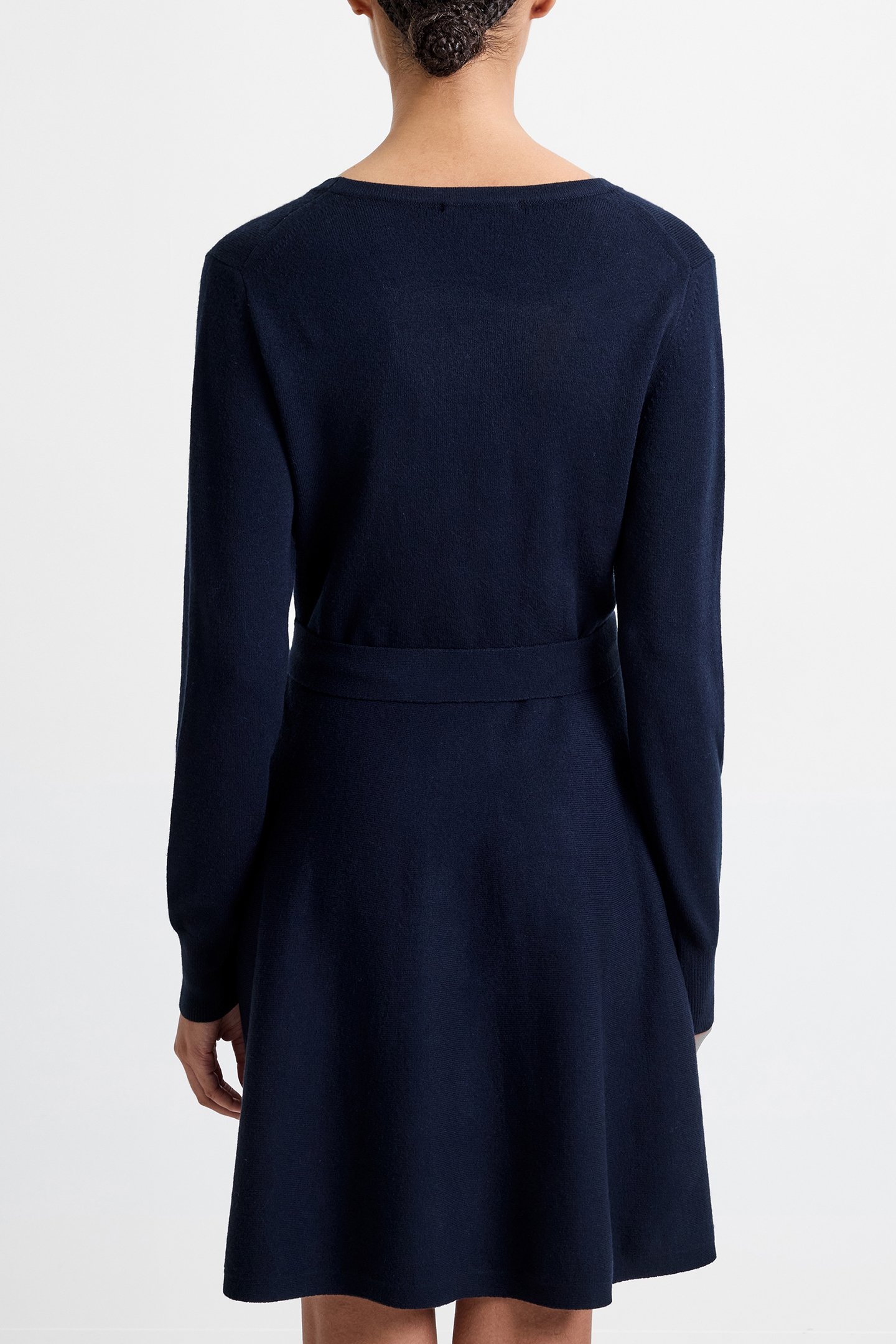 BABYSOFT WRAP MINI DRESS DARK NAVY 2