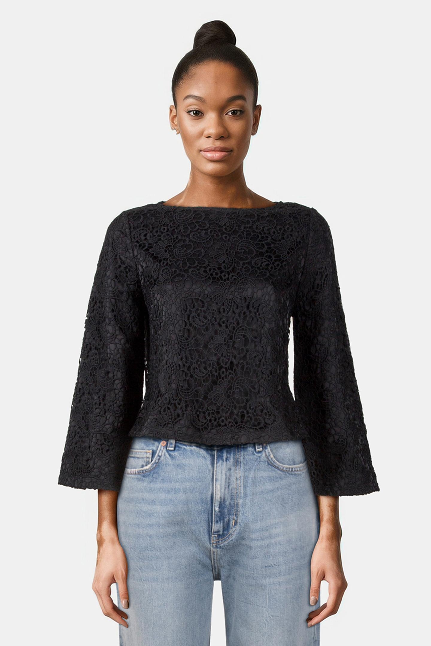 COLLIE - BLACK LACE BLOUSE 2