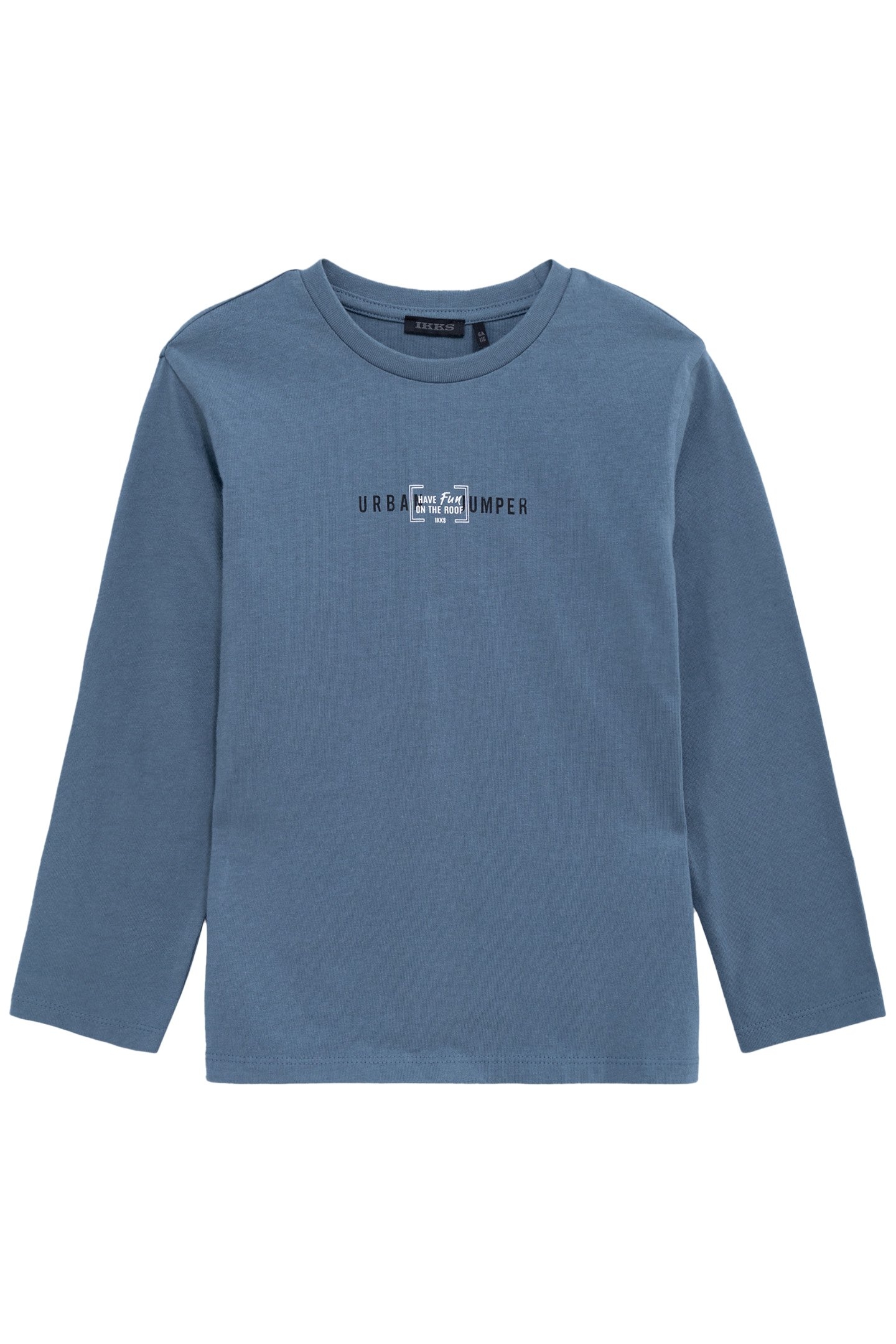 BOY'S BLUE ORGANIC COTTON T-SHIRT WITH PHOSPHORESCENT BACK 1