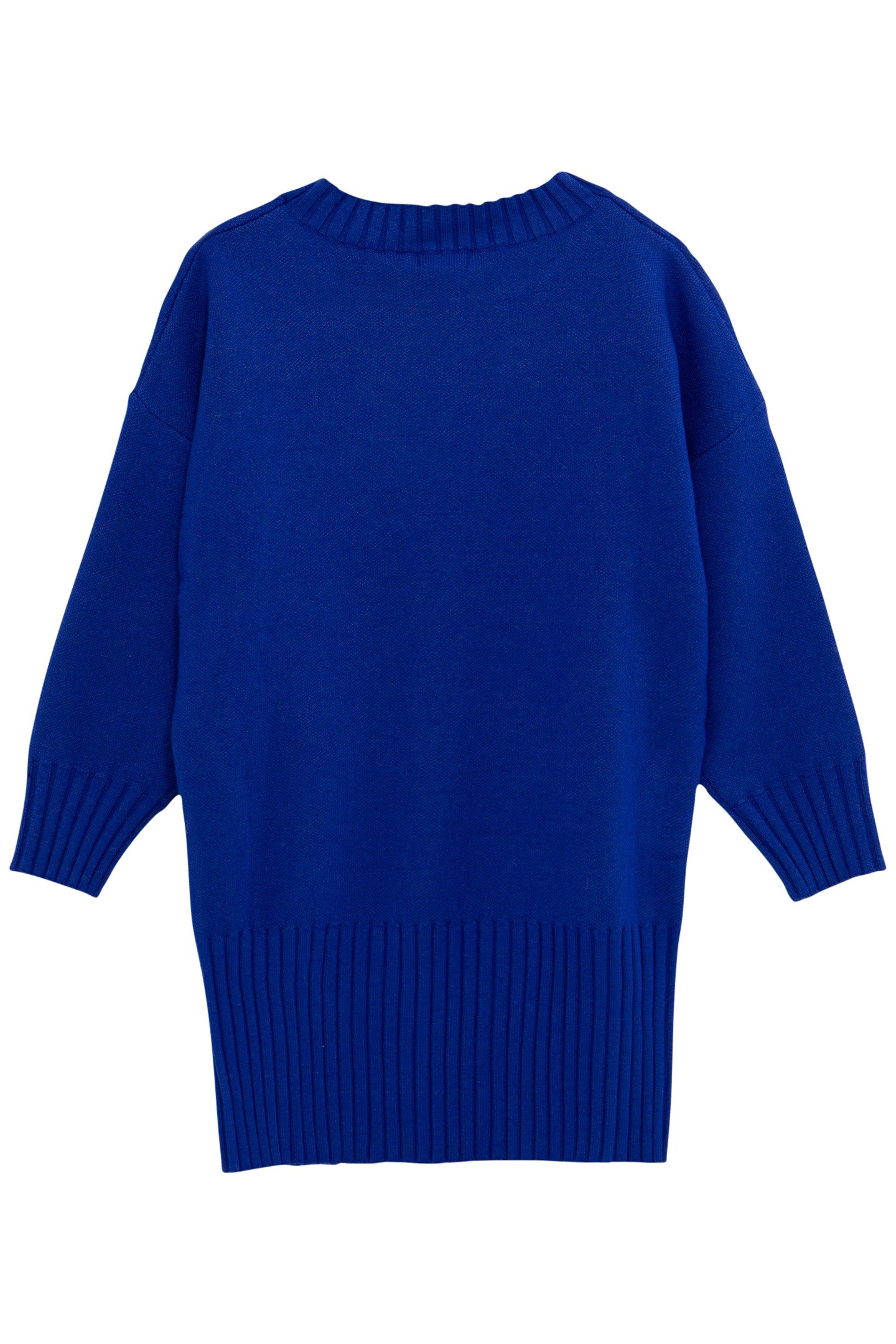 BLUE SWEATER DRESS MAXI MESSAGE GIRL 2