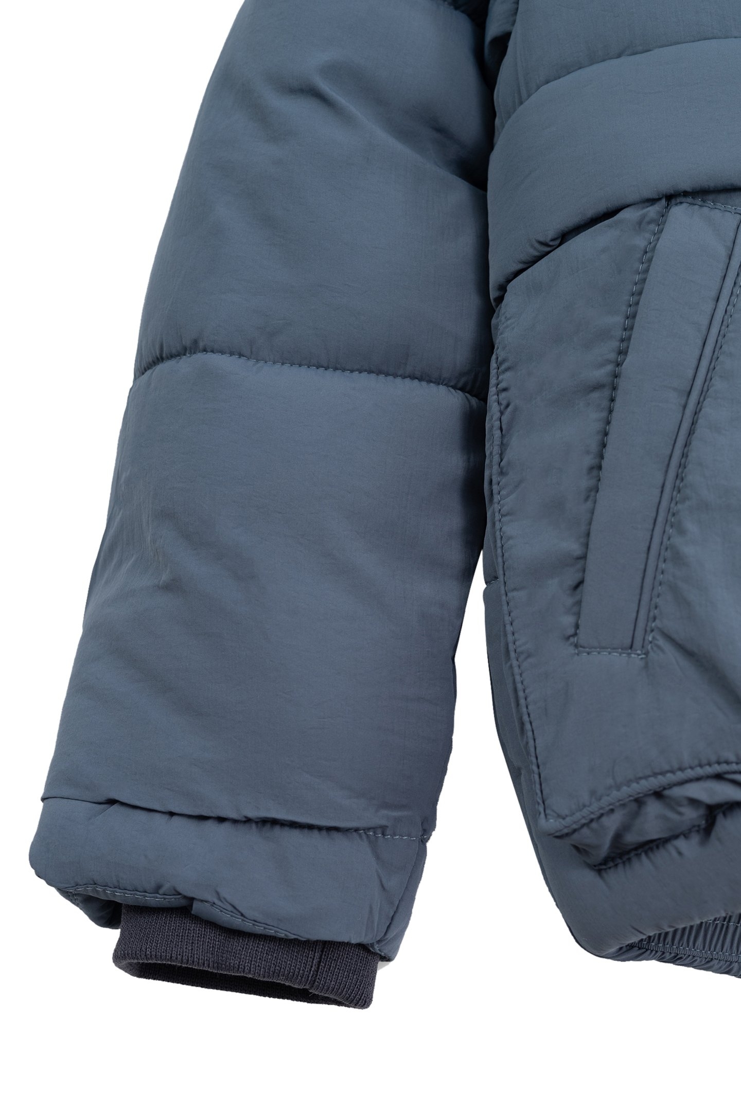 BOY'S BLUE PADDED JACKET WITH DOUBLE-ENTRY POCKETS 5
