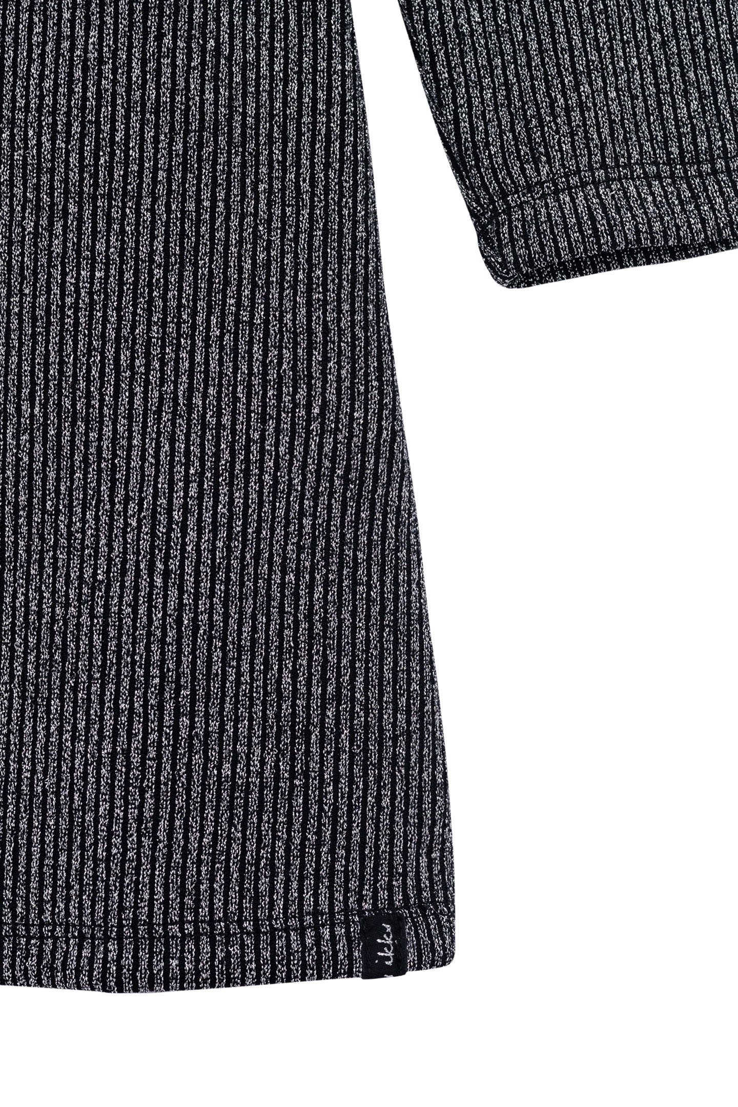 GIRLS' HORT IRIDESCENT GREY DRESS WITH BOW DETAIL 4