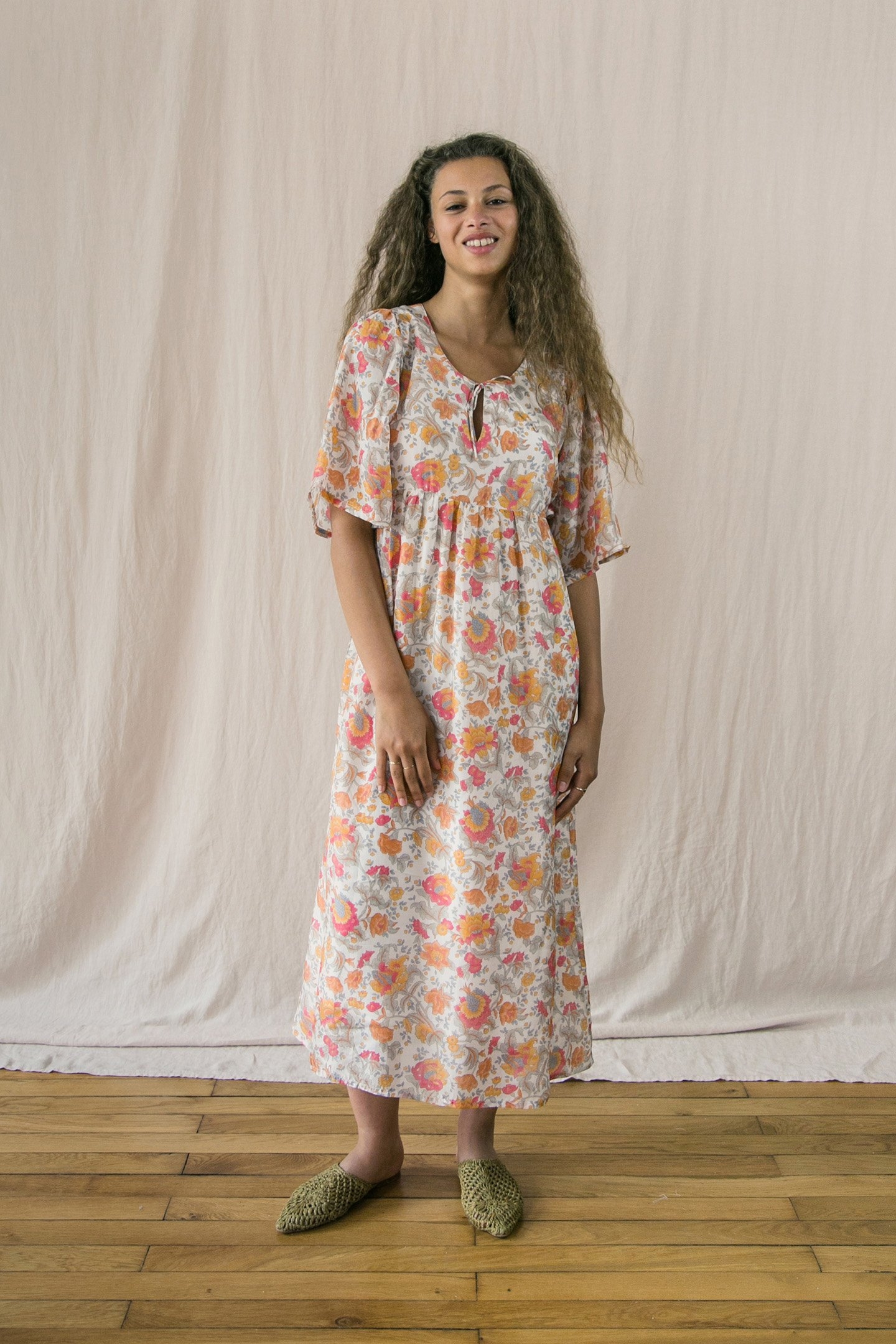 DRESS GERANIAN RAINBOW FLOWERS 1