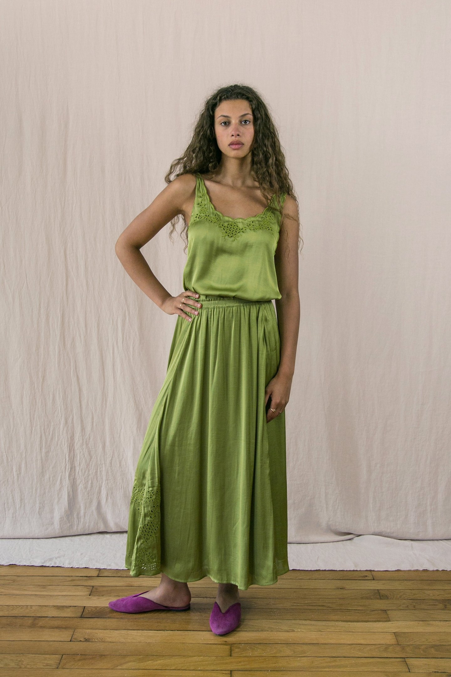 TOP LEONTINE OLIVE 1