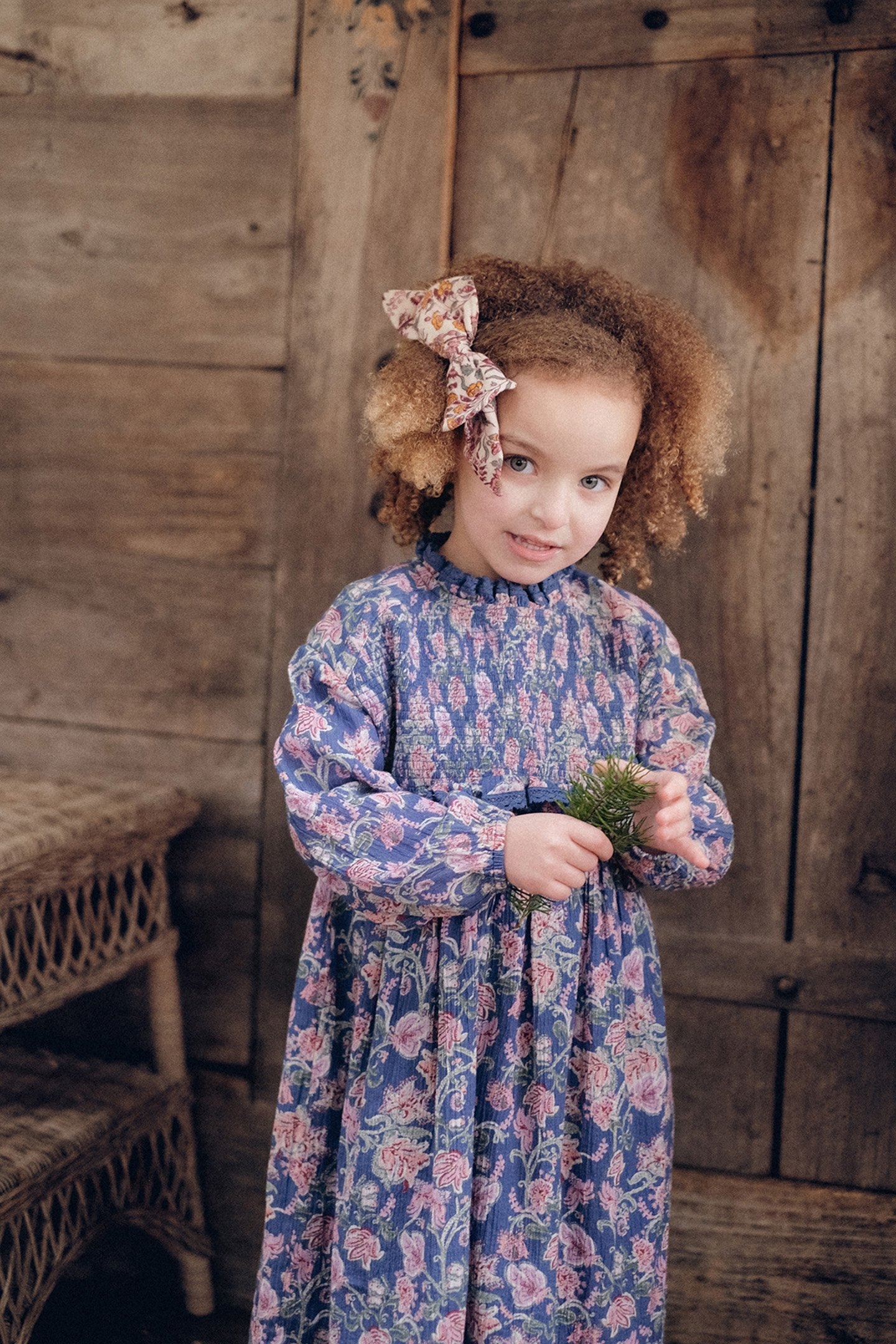 DRESS VEXA BLUE WILD FLOWERS 3