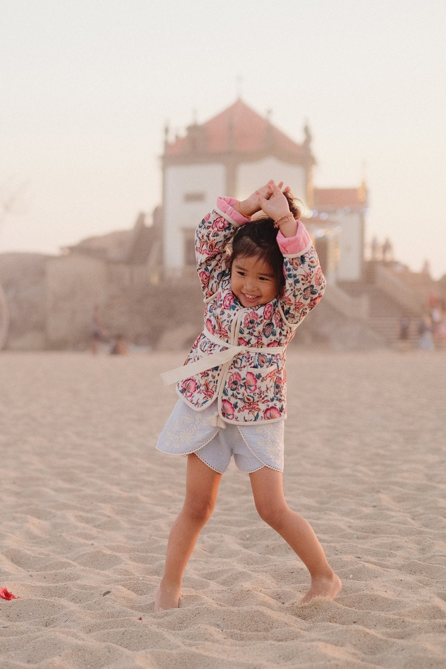 JACKET TELIANI CREAM INDIAN FLOWERS 1