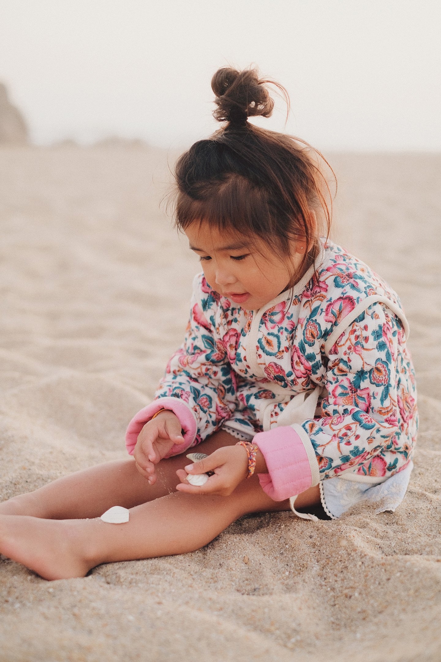 JACKET TELIANI CREAM INDIAN FLOWERS 3