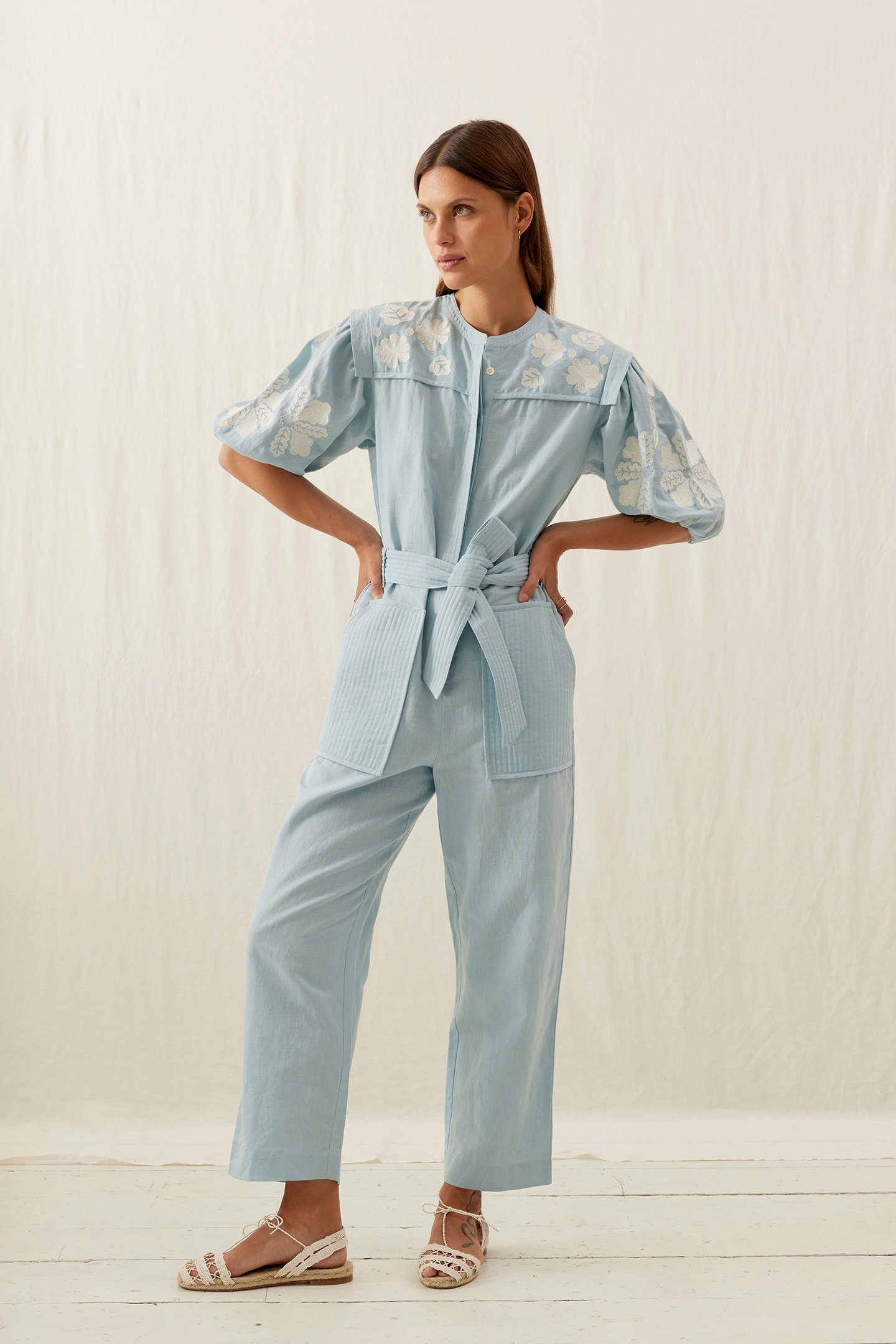 OVERALLS SYLVIANE BLUE 4