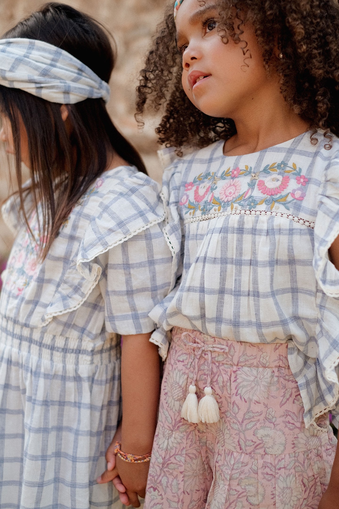 BLOUSE MALA BLUE RIVER CHECKS 2