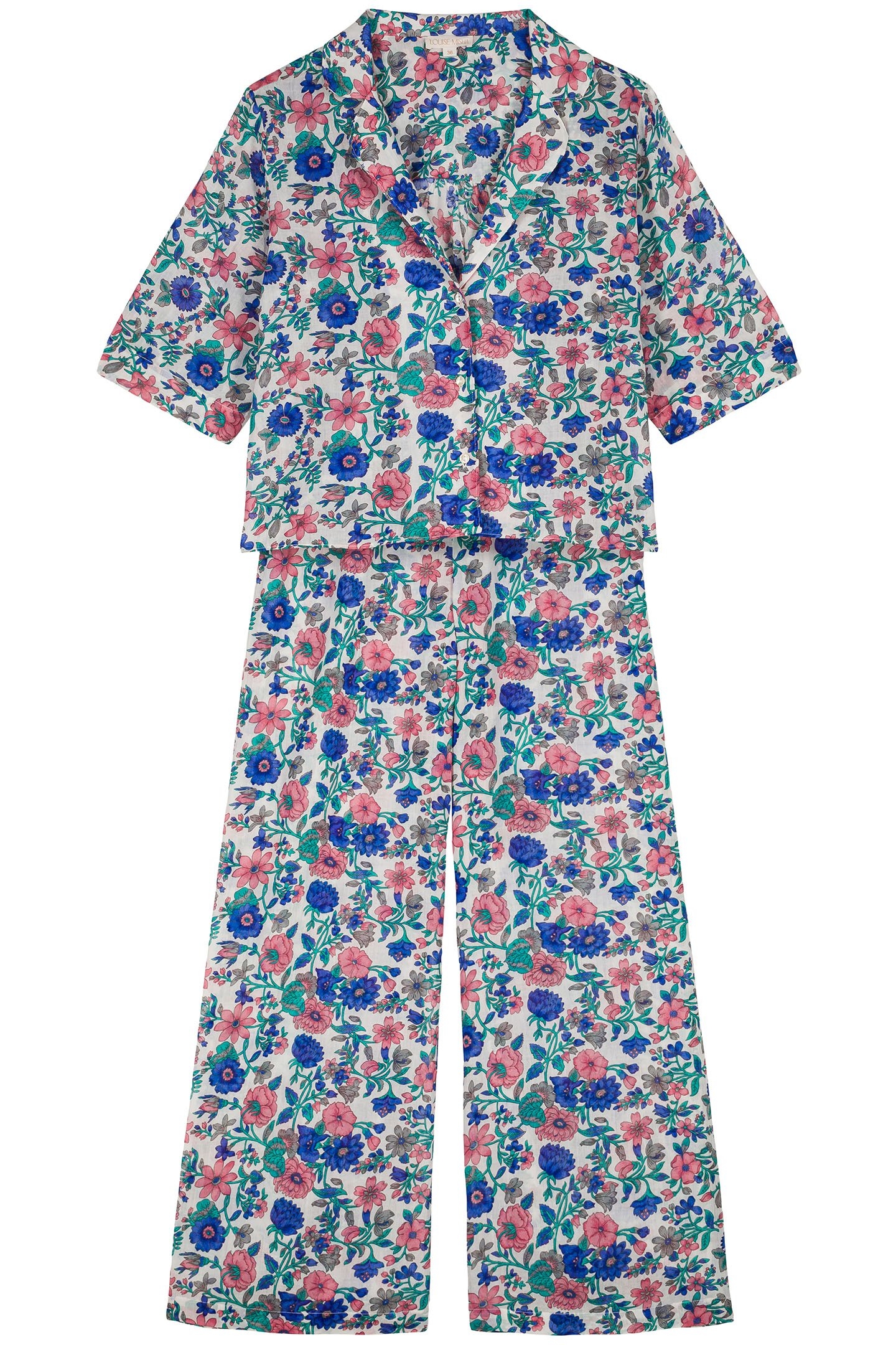 PAJAMAS SET LOUKA BLUE SUMMER MEADOW 2