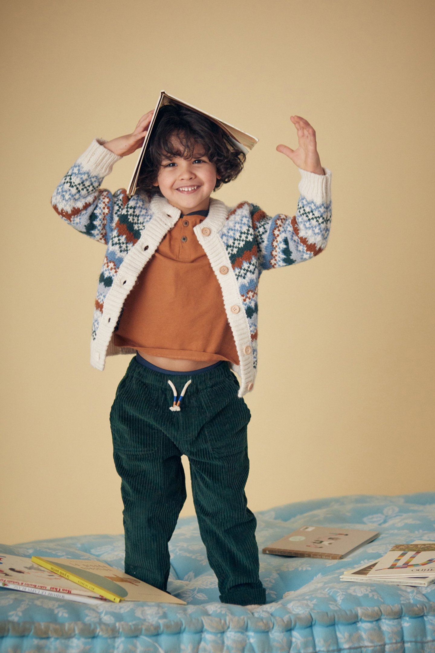 CARDIGAN ARIB CREAM 3