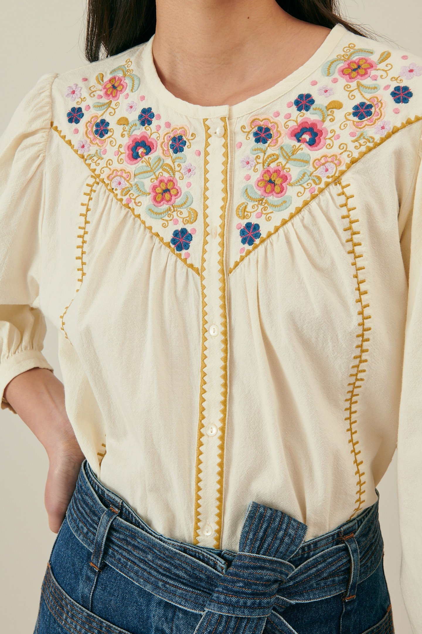 SHIRT IZZANA CREAM 5