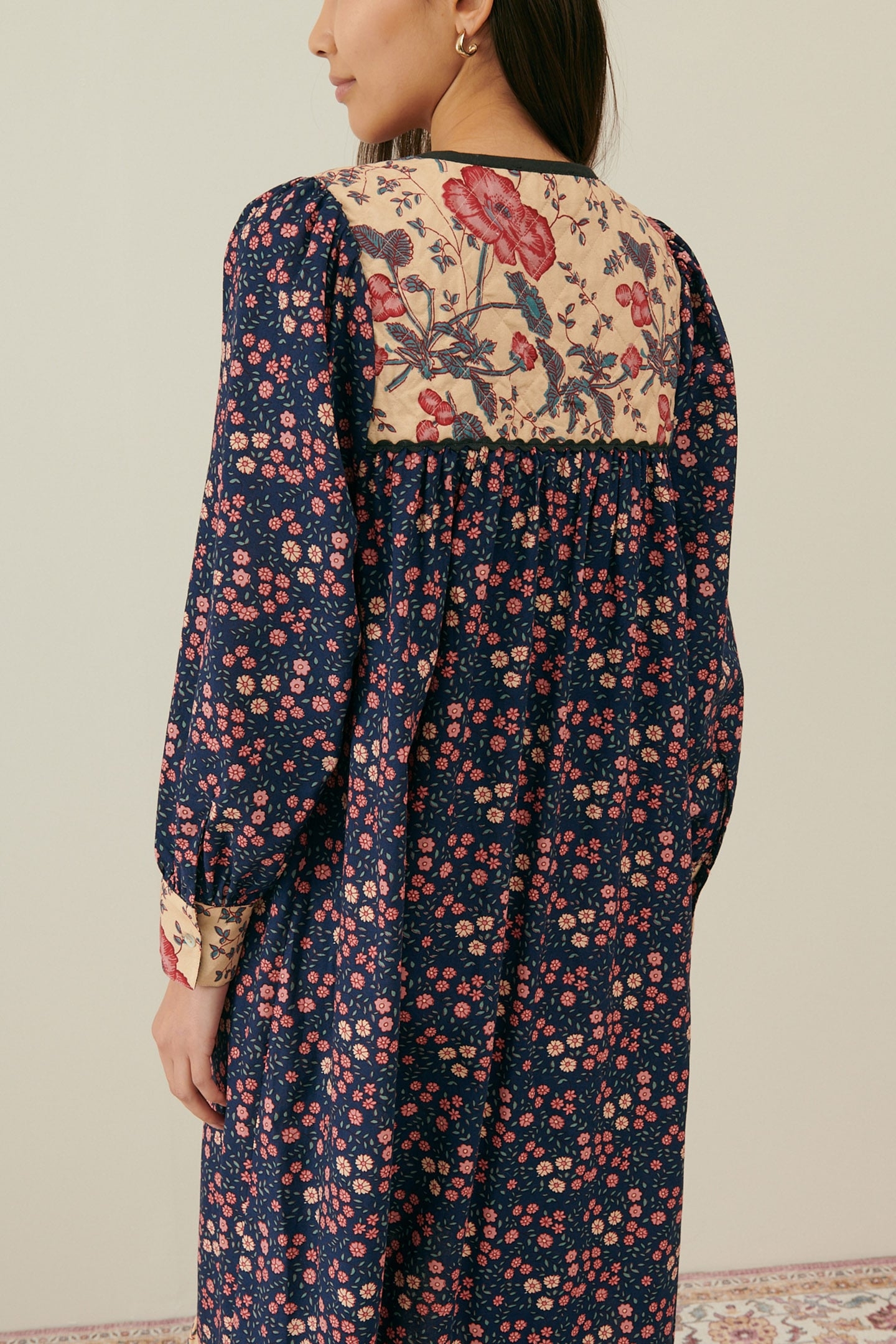 DRESS GYPSIANE MIDSTARGAR-CREAM POP 6