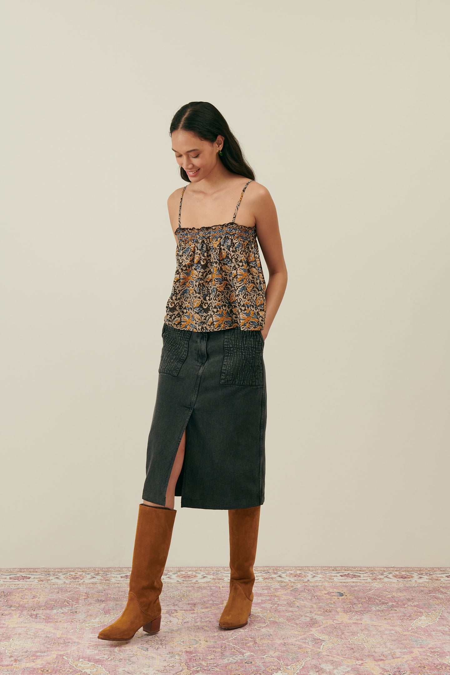 PAJAMAS SET MINALON CHARCOAL POEM 6