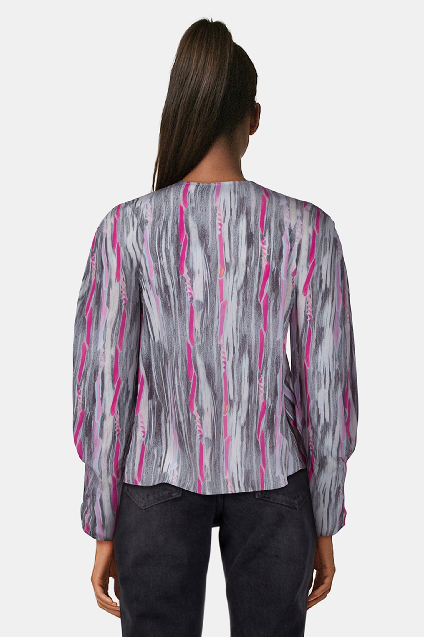 ISADO TOP GREY/PINK 2