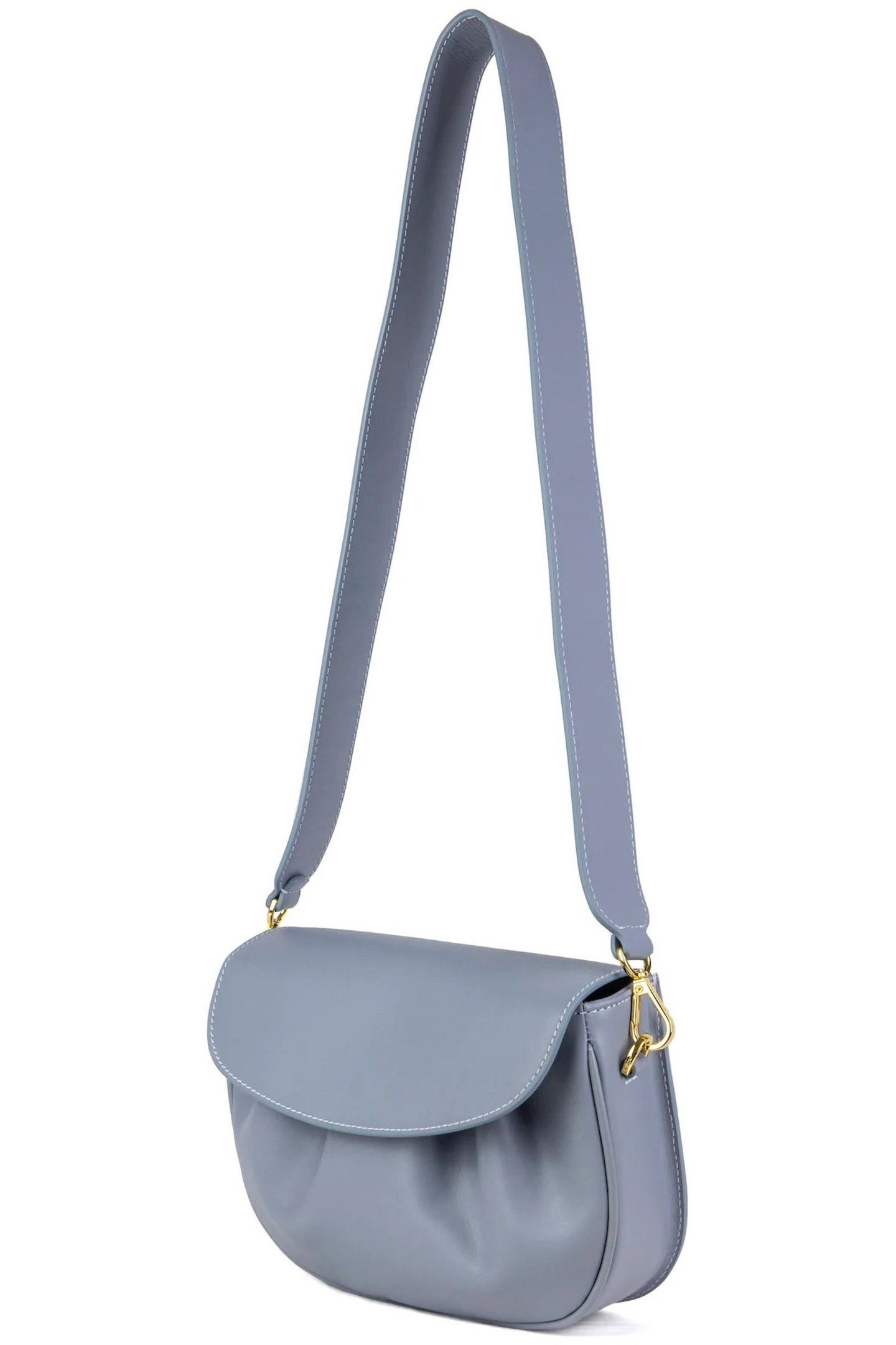 DIMPLE FLAP LEATHER SMOKE 2