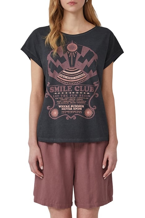 S.OLIVER-QS T-SHIRTS BLACK 1