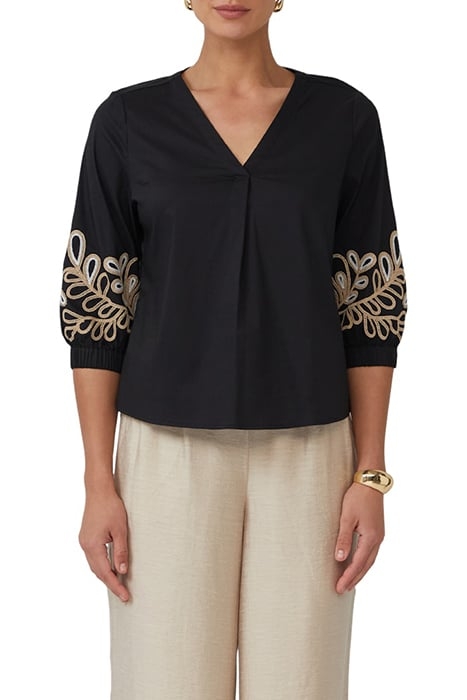 S.OLIVER BLUSEN BLACK 1