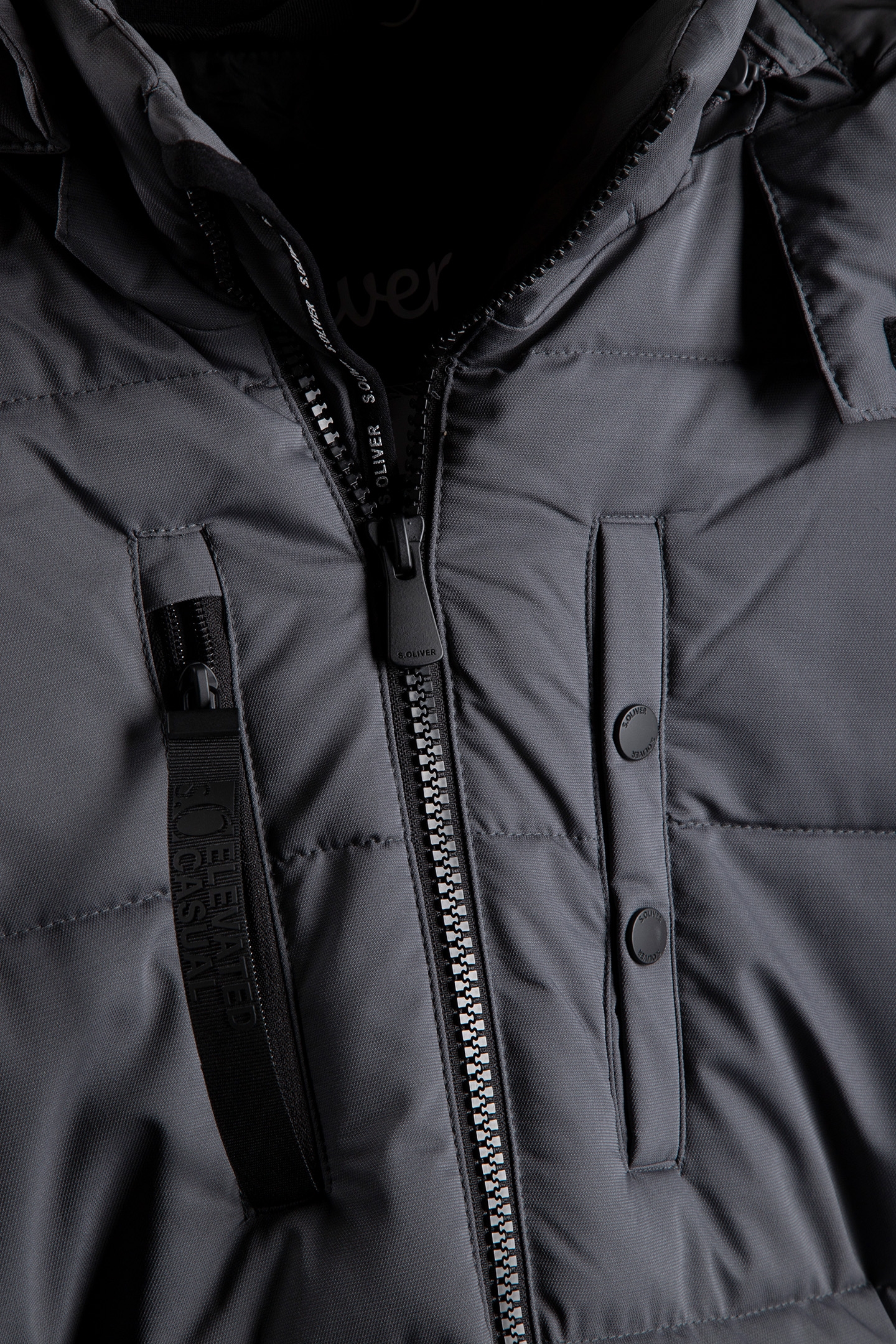S.OLIVER JACKET OUTDOOR GREY/BLACK 5
