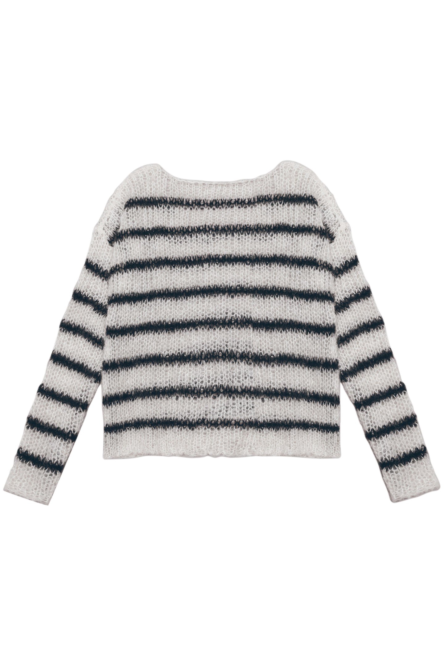 THE STRIPED MOHAIR KNITTED SWEATER 1