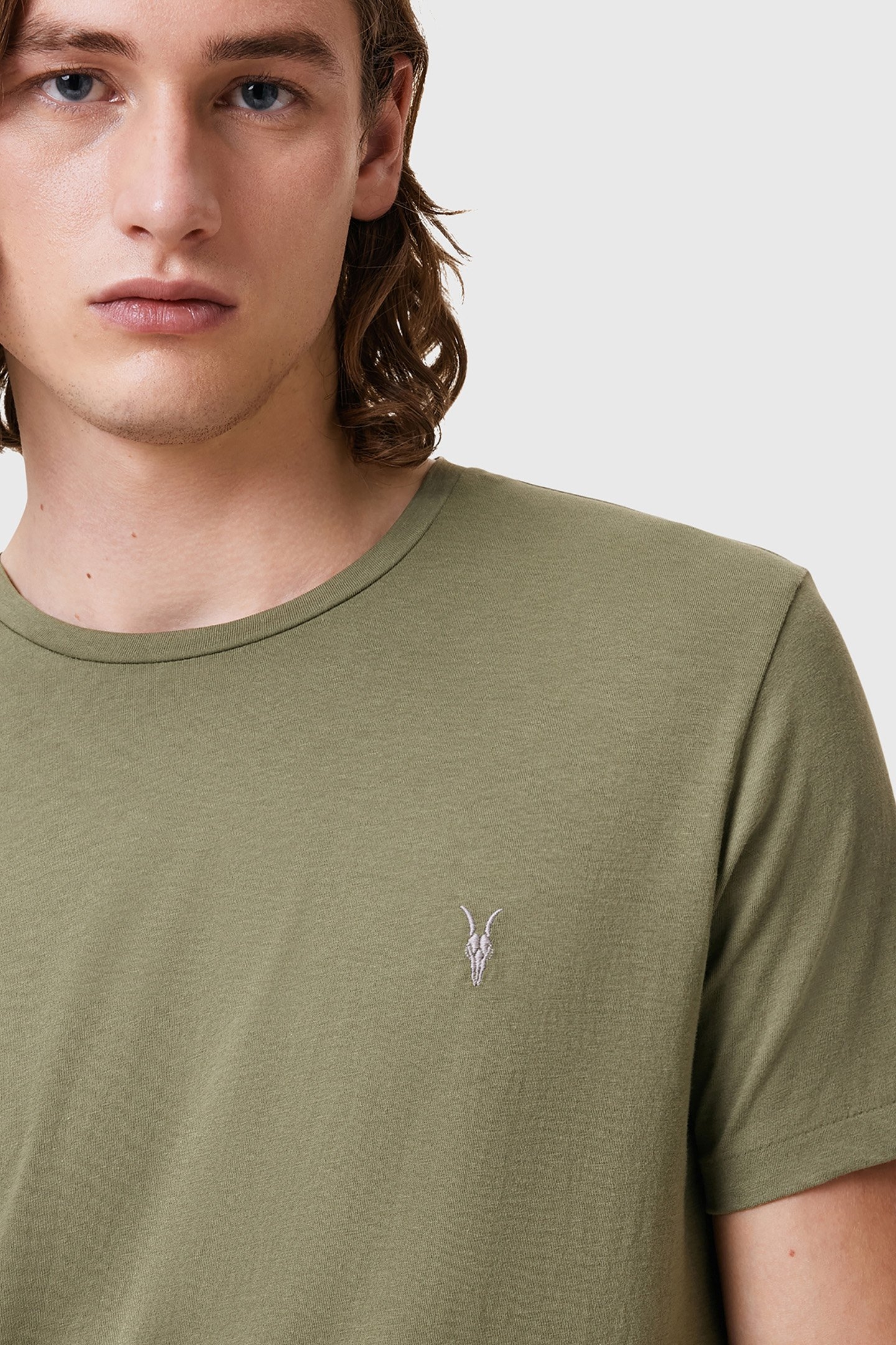 TONIC SS CREW 3 PK WHITE/BROWN/GREEN 7