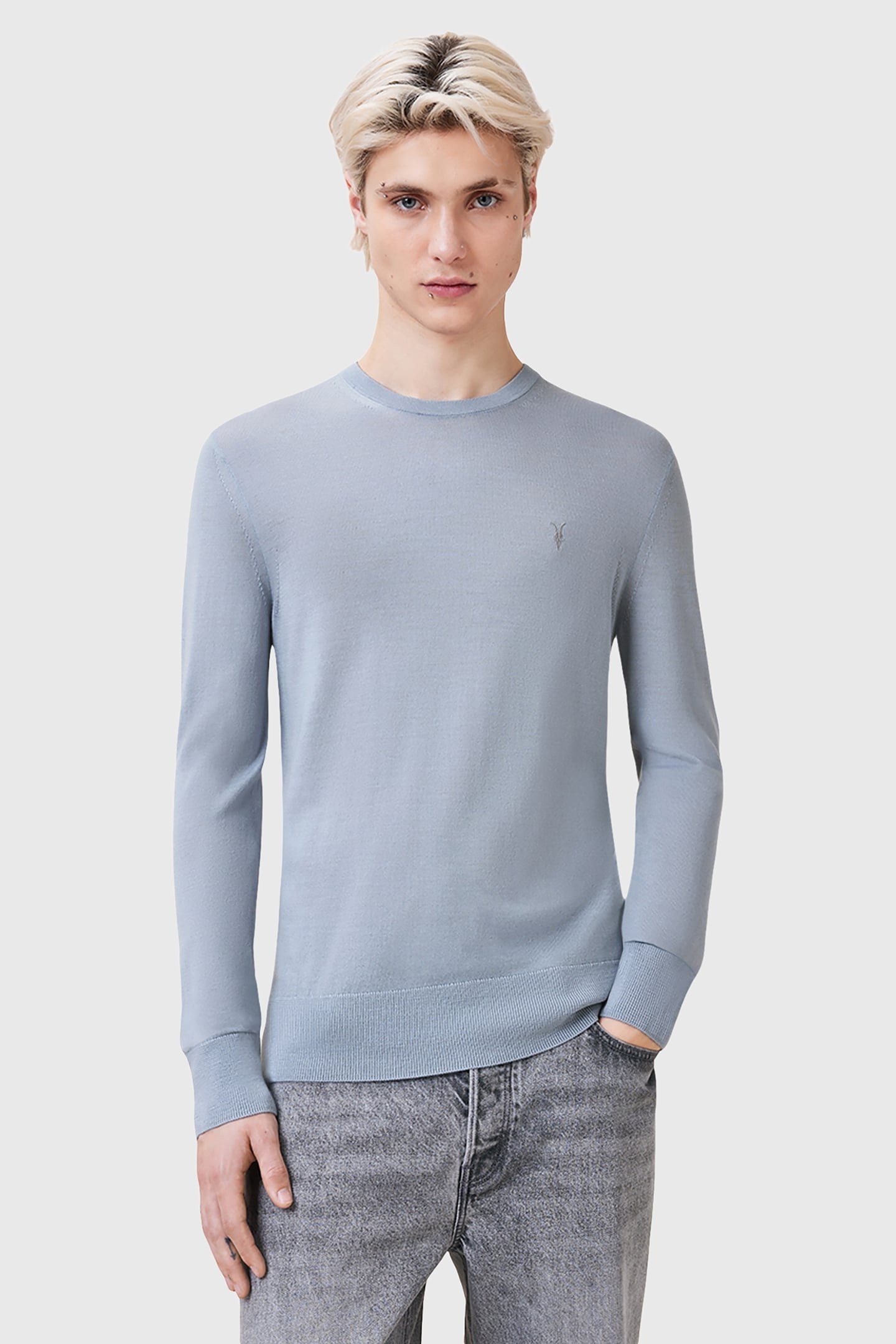 MODE MERINO CREW WILLOW BLUE 1