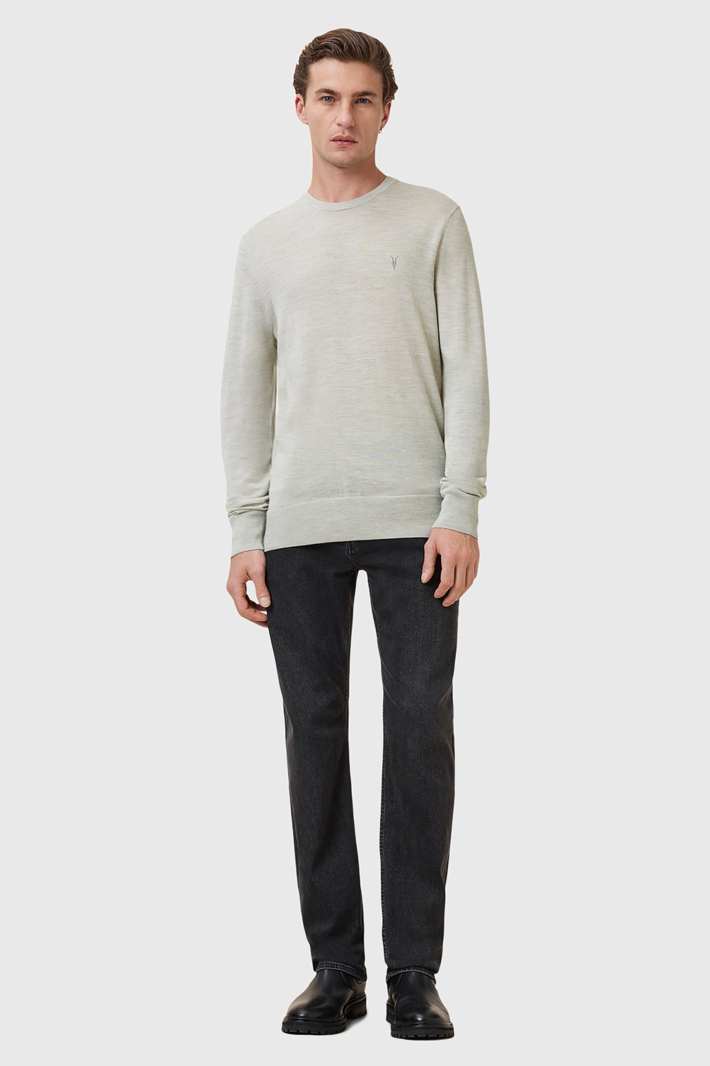 MODE MERINO CREW SLATE GREEN 3