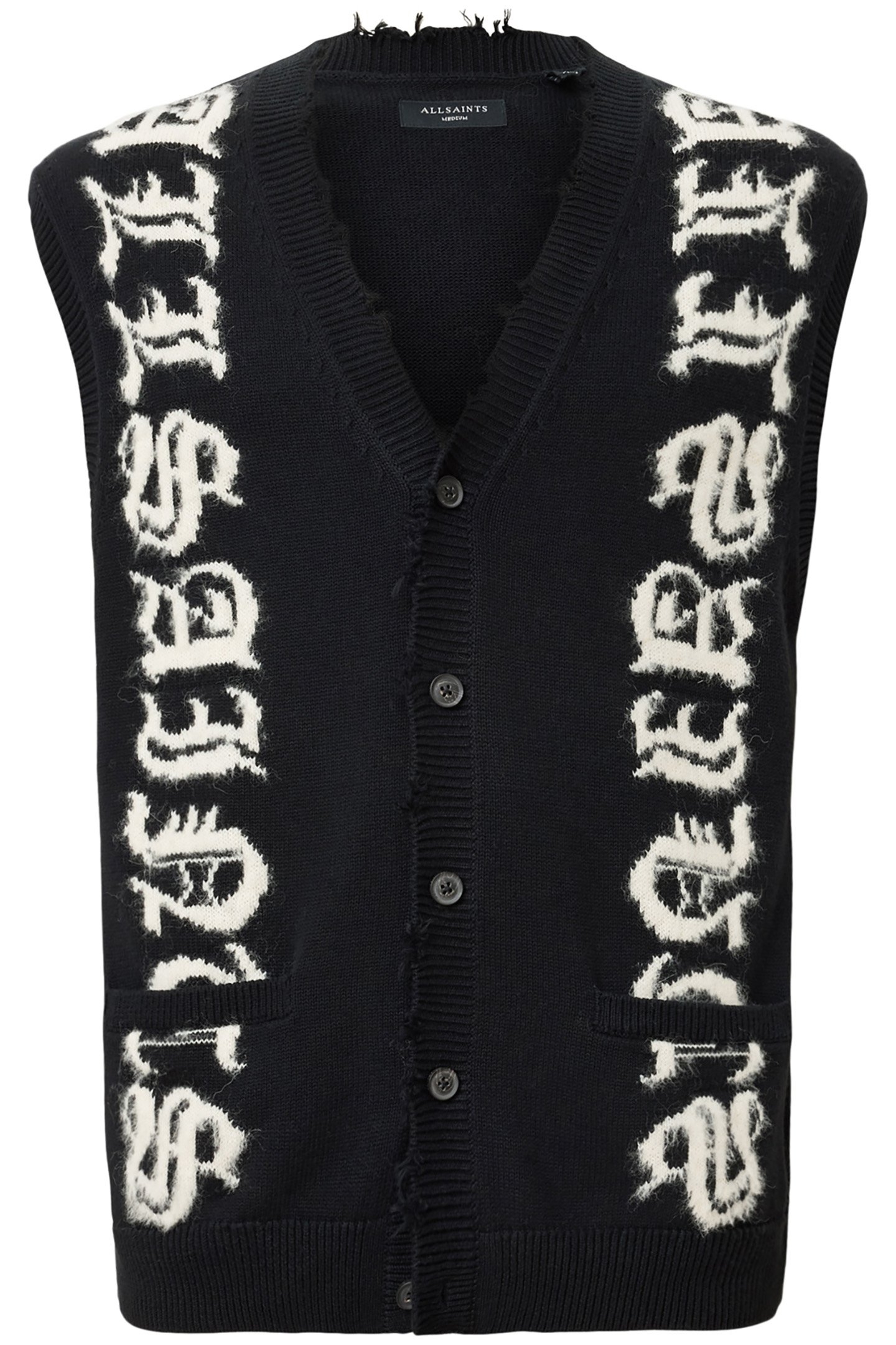 SCRIPTURE TANK BLACK/ECRU WHITE 6