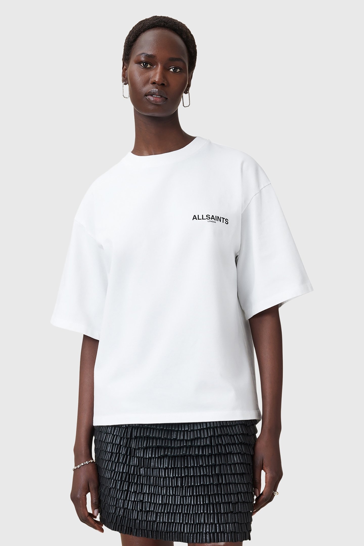 HEAPS AMELIE TEE OPTIC WHITE 1