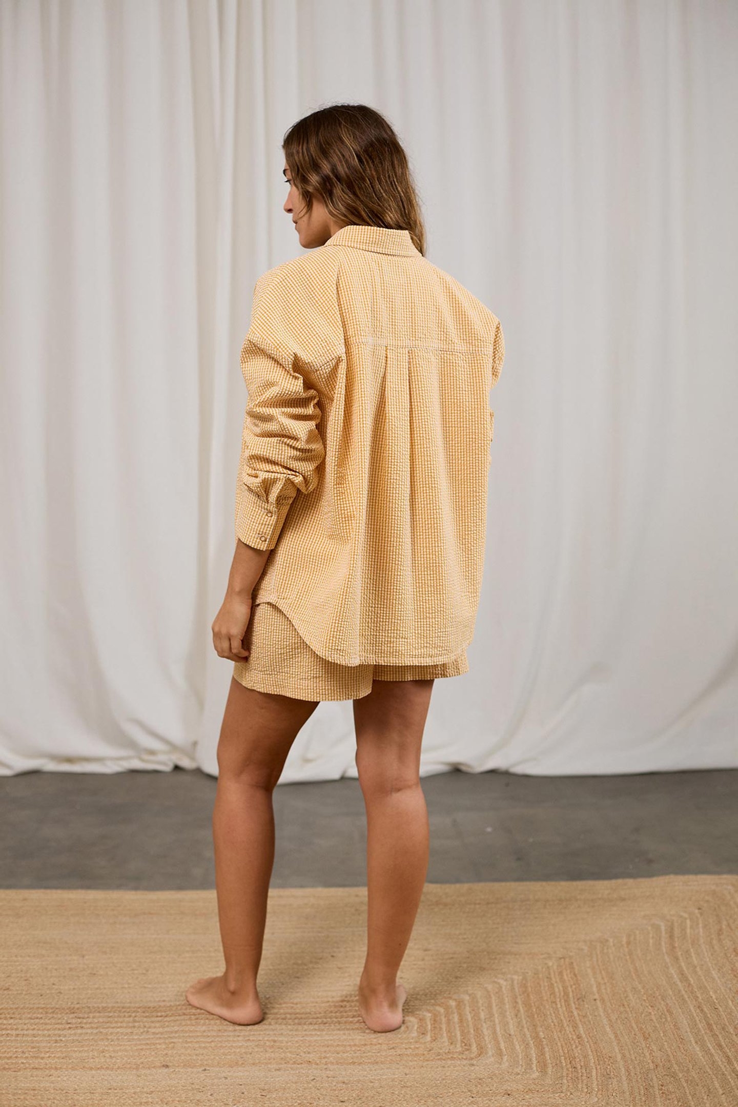 WAIPIO SHIRTS MUSTARD VICHY 2