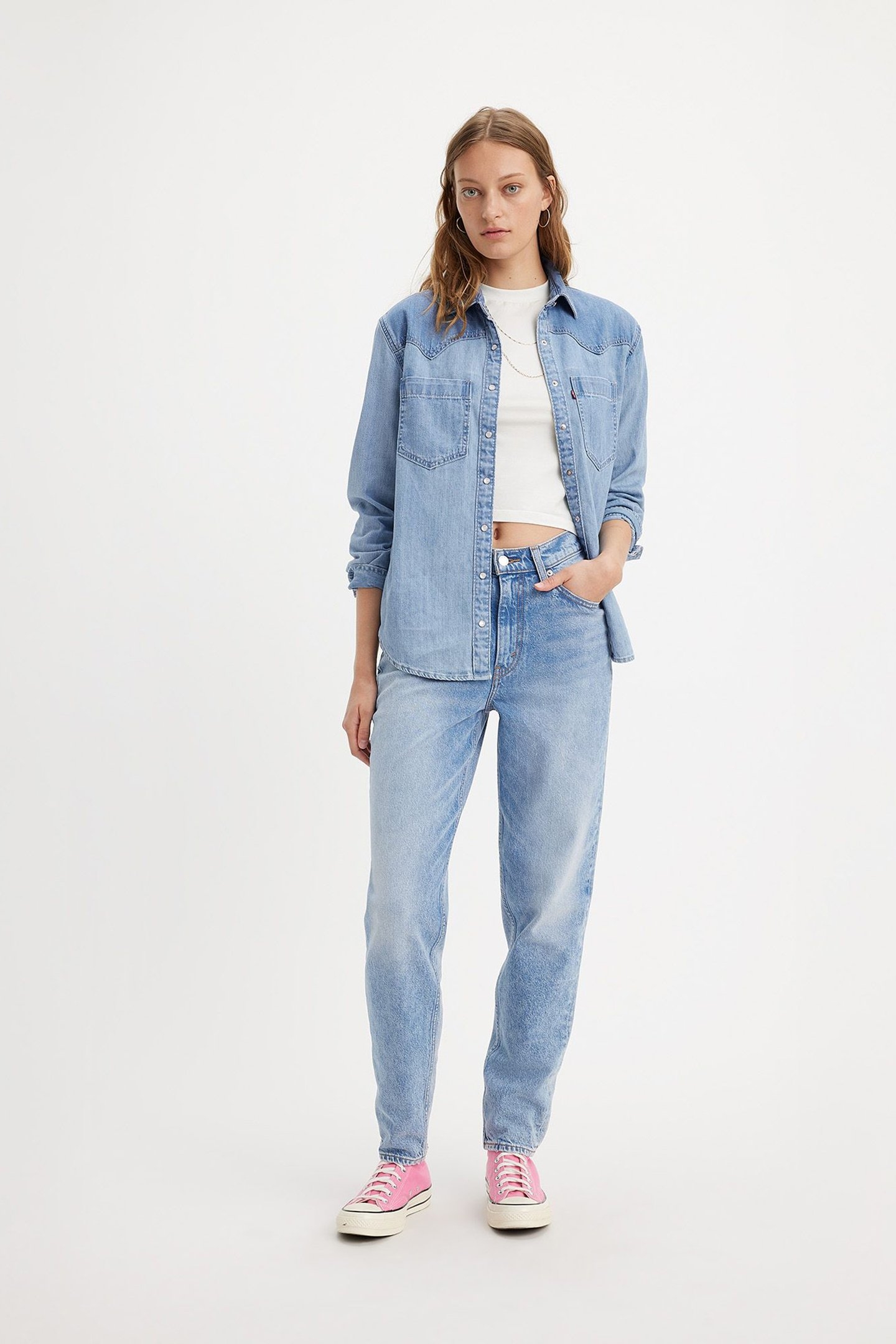 80S MOM JEANS MED INDIGO 6