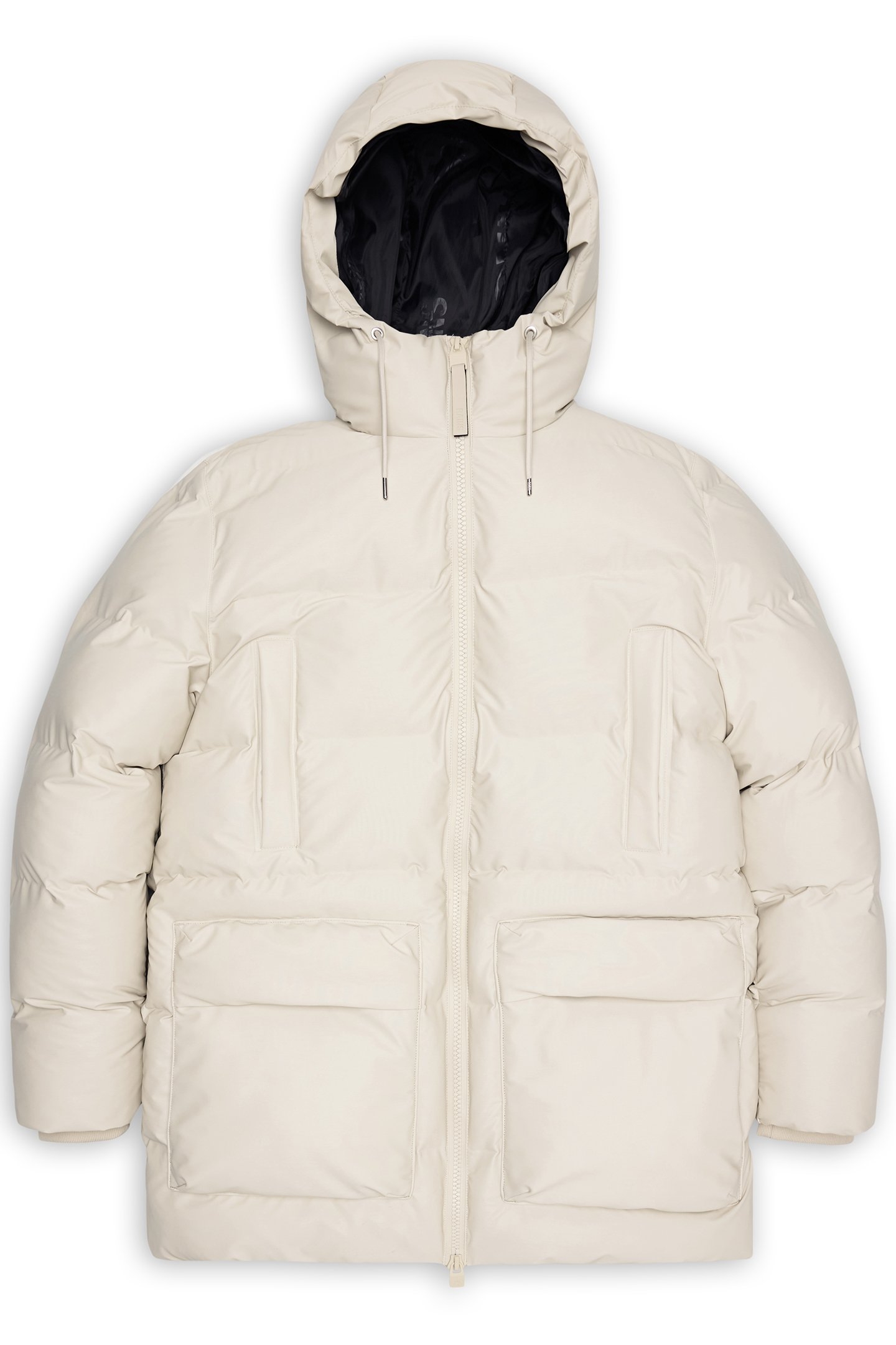 UNISEX ALTA LONG PUFFER CARGO JACKET W3T4 DUNE GRAIN 1