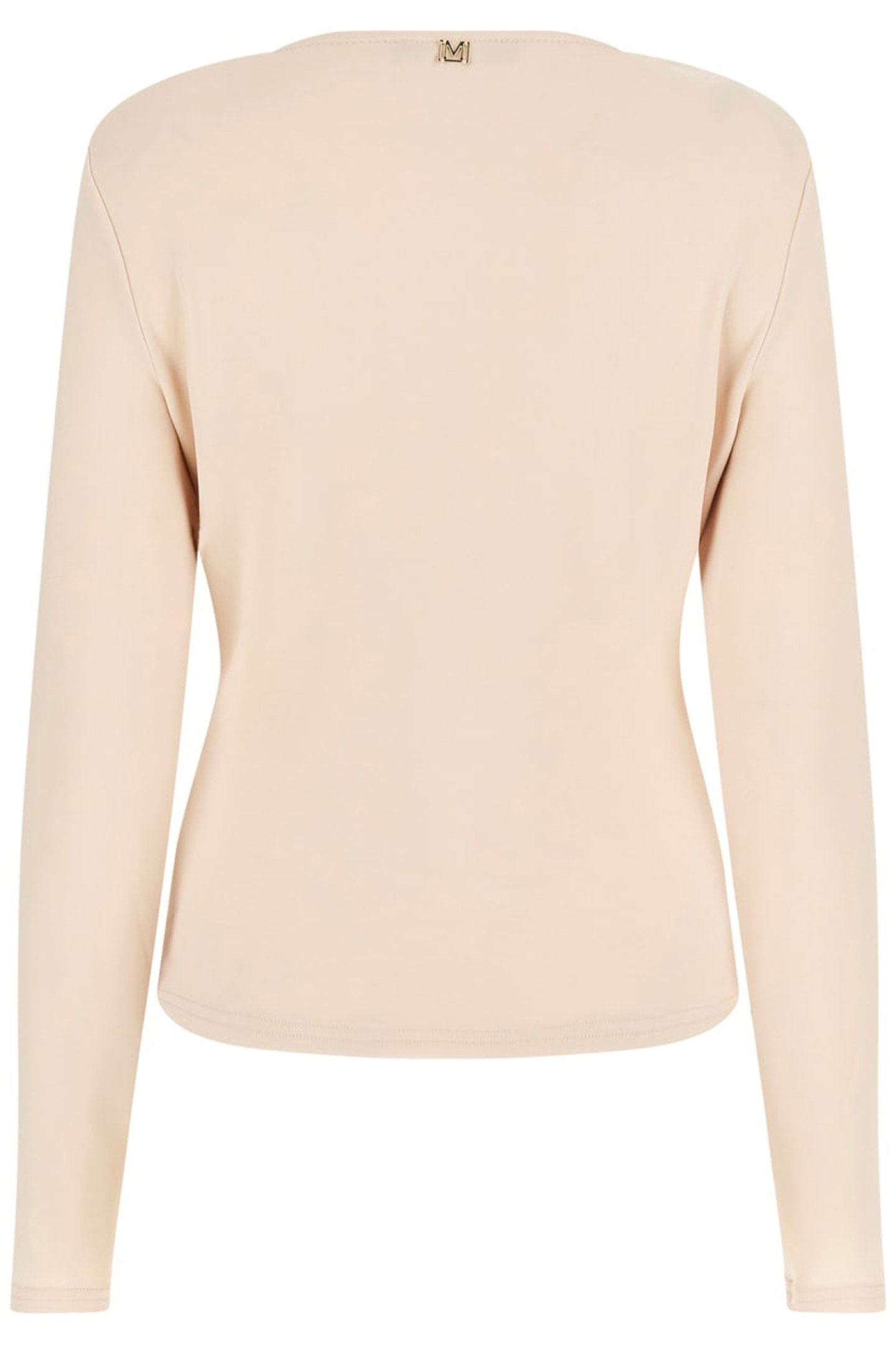 DORIS LS VNECK TOP EGGSHELL ECRU 2