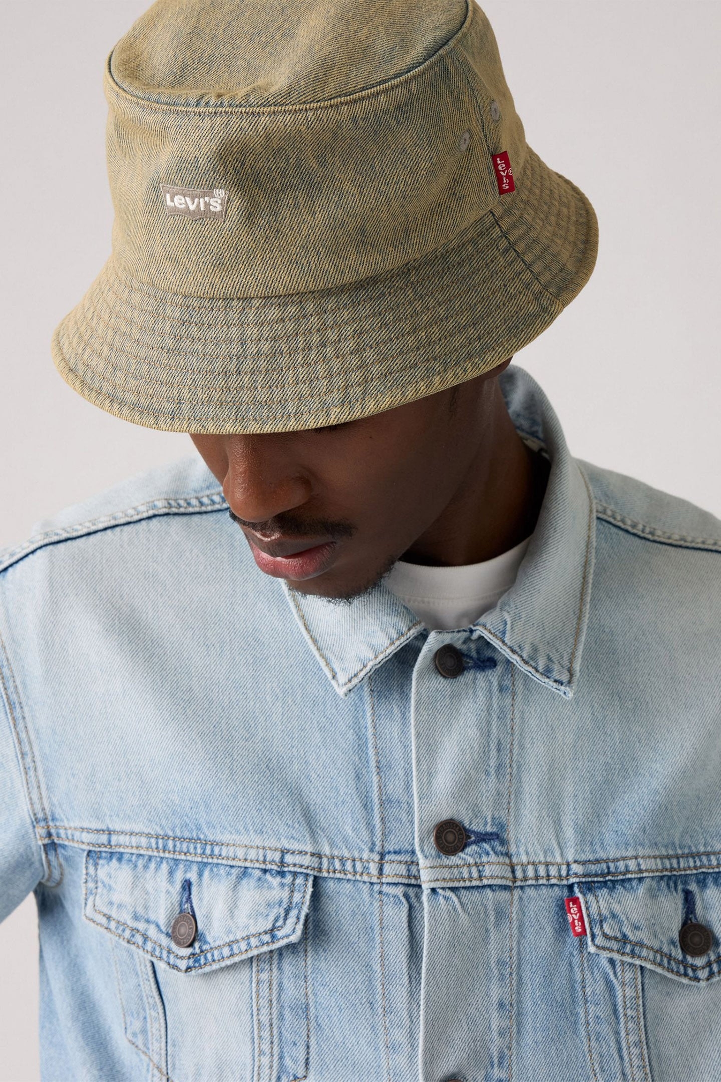 BATWING BUCKET HAT GREY 2