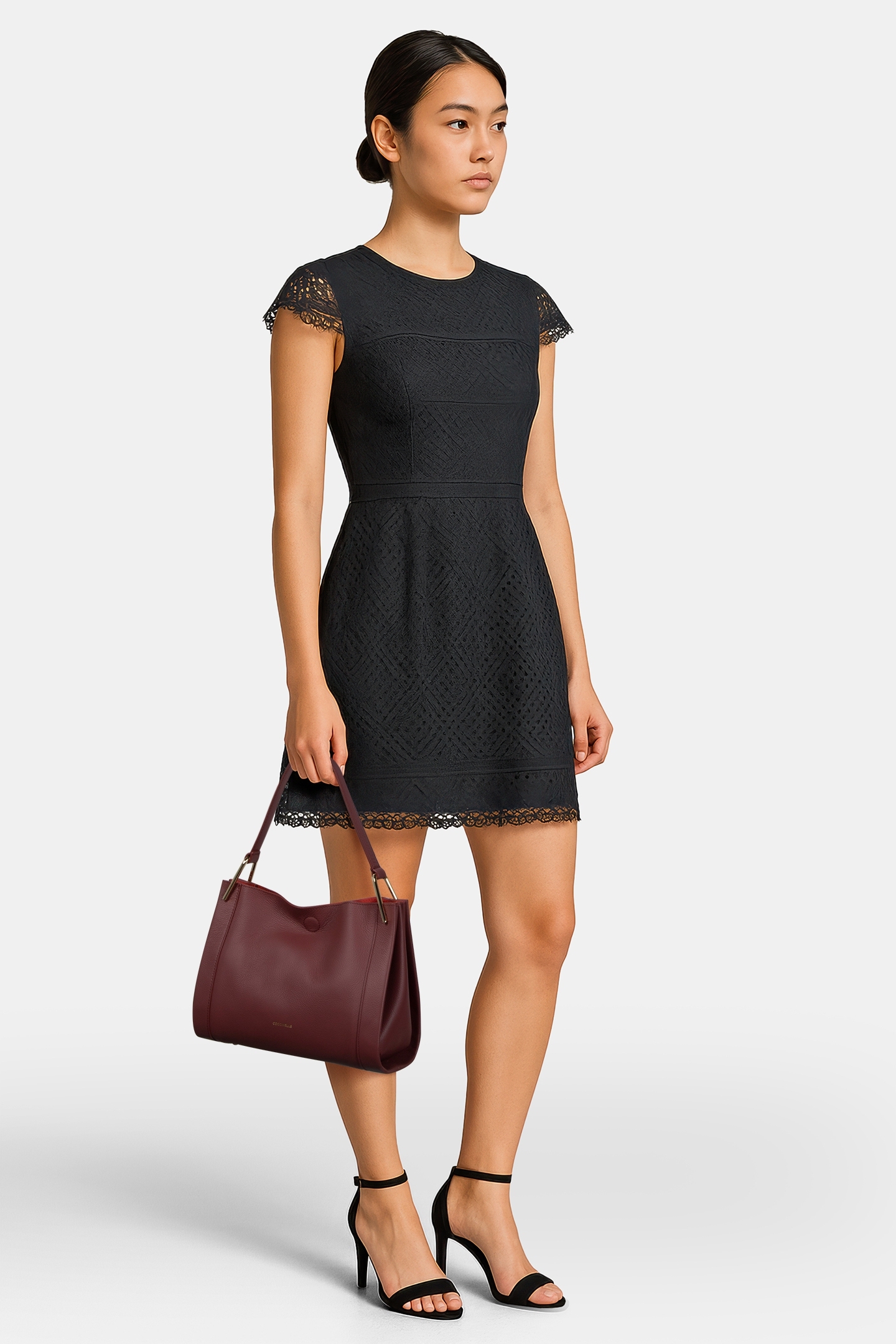 SHOULDER BAG IN DOUBLE GRAINY LEATHER 1