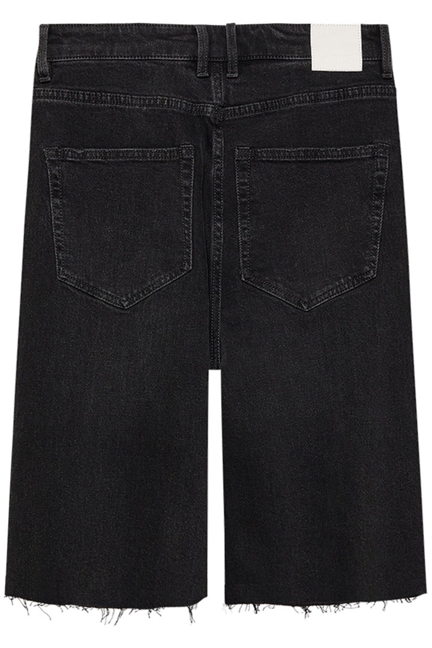 LOOSE FIT JORTS WASHED BLACK 5