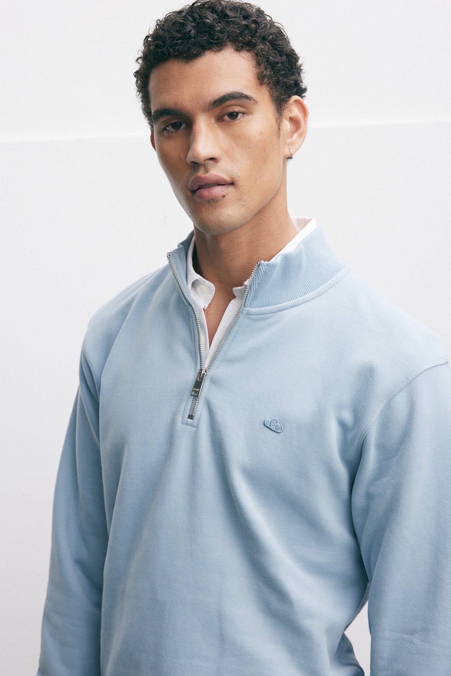 LUCCA SWEATERS MID BLUE 4