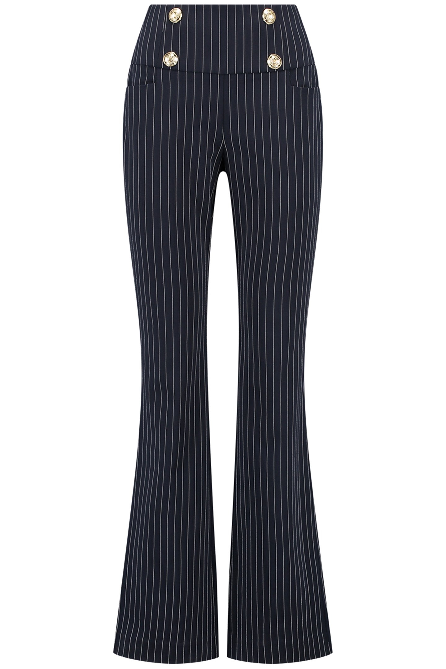 ELLIS PINSTRIPE PANTS NAVY 2