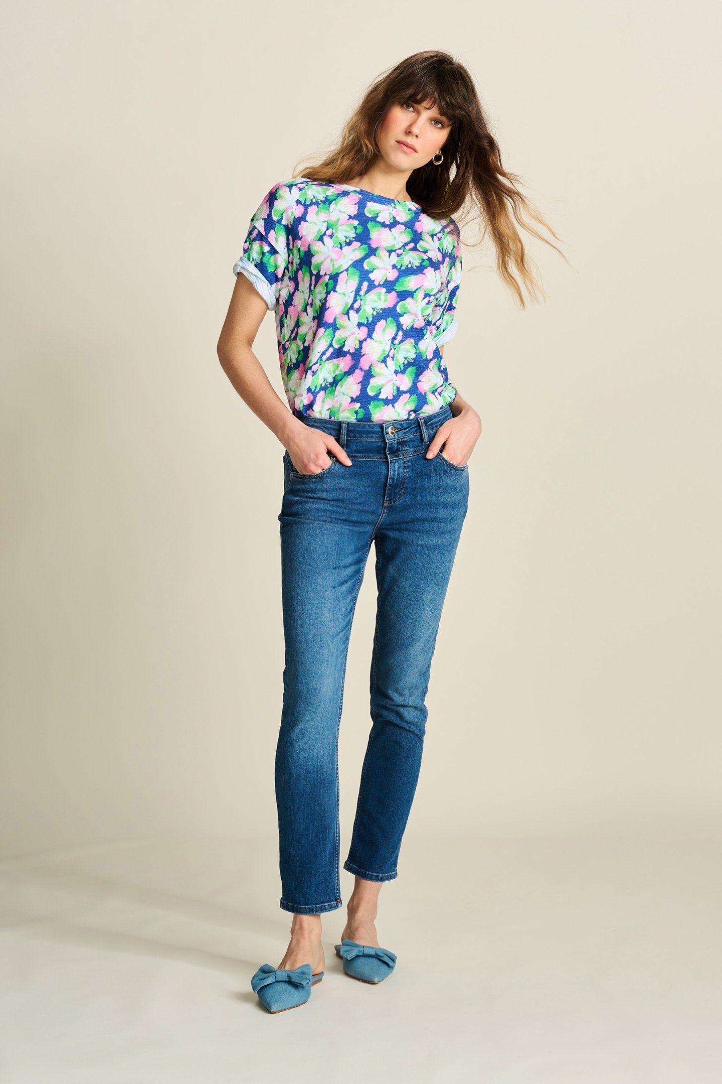 JEANS - ELIZE SLIM DARK BLUE 1