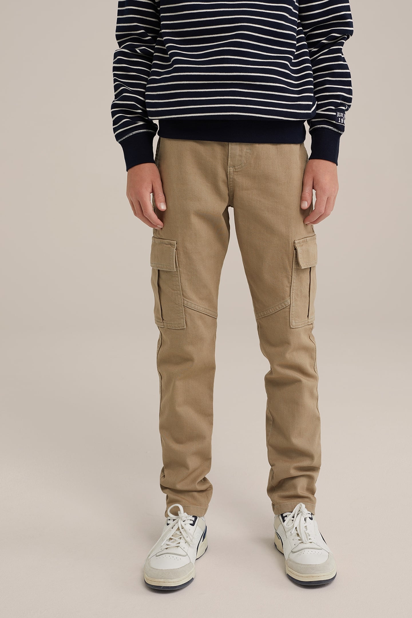 CARGO PANTS LIGHT BROWN 1