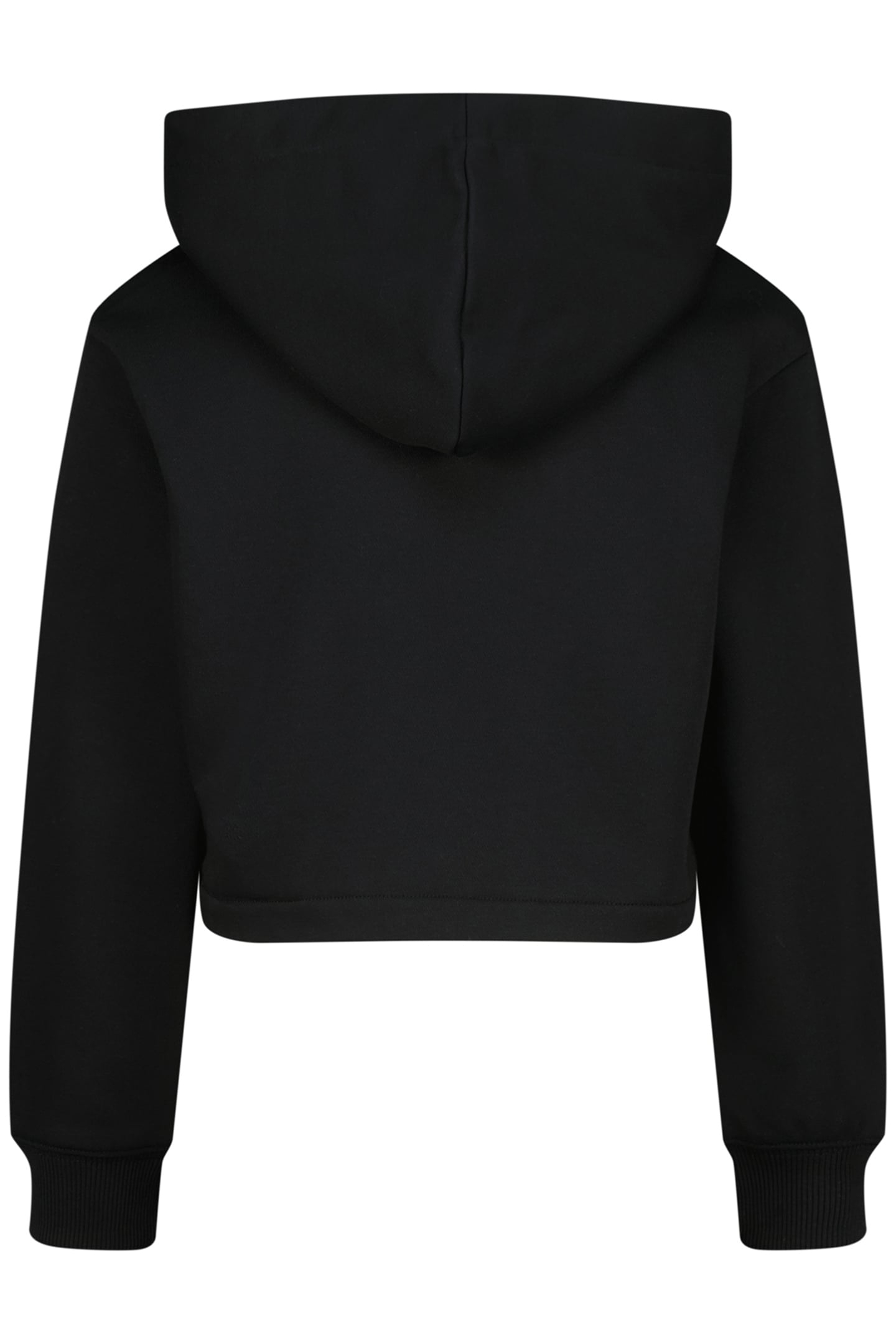 GIRLS G-BASIC-SWEAT-HOODY CROP HOODY DEEP BLACK 4