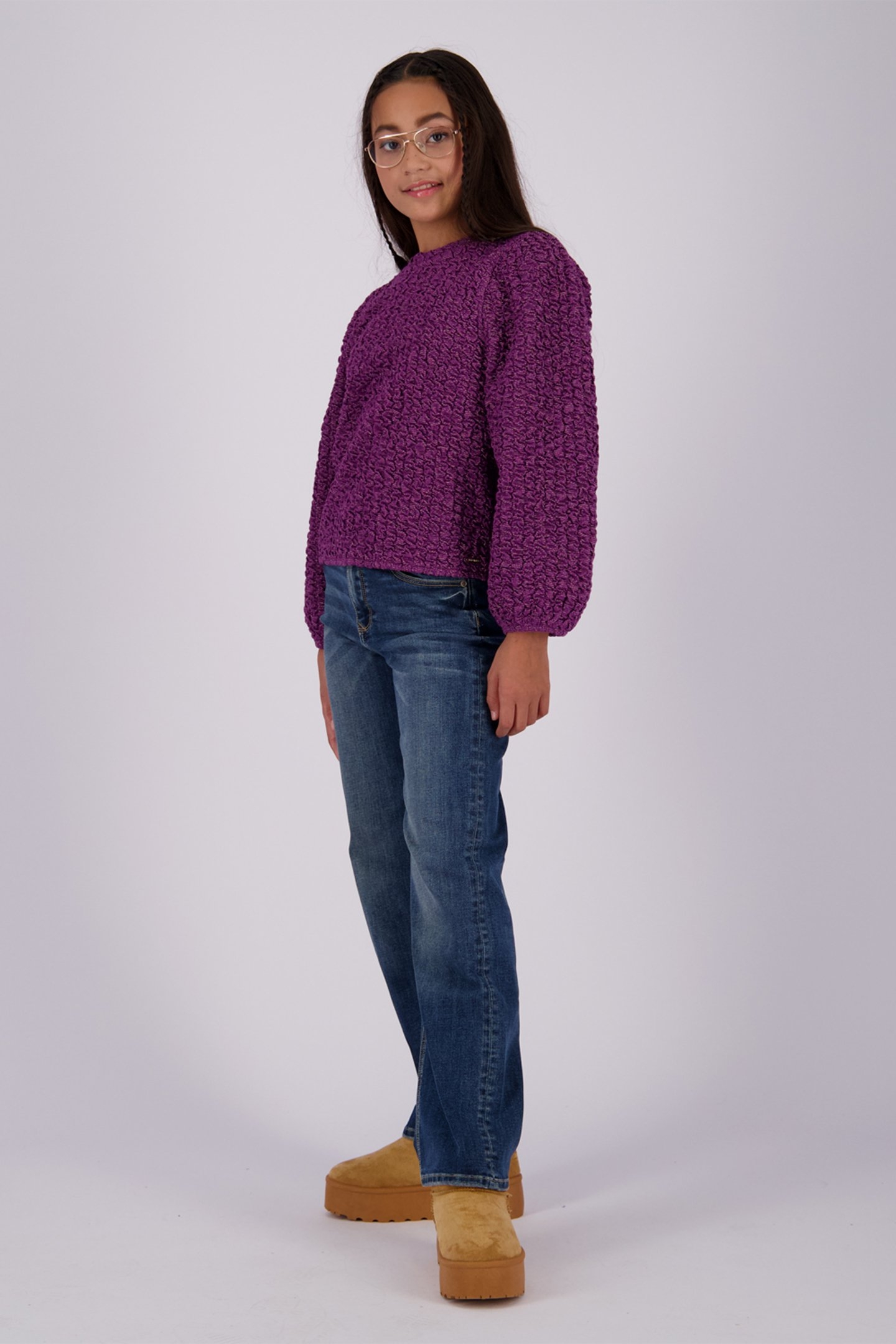 GIRLS JUMINA T-SHIRT ULTRA PURPLE 5